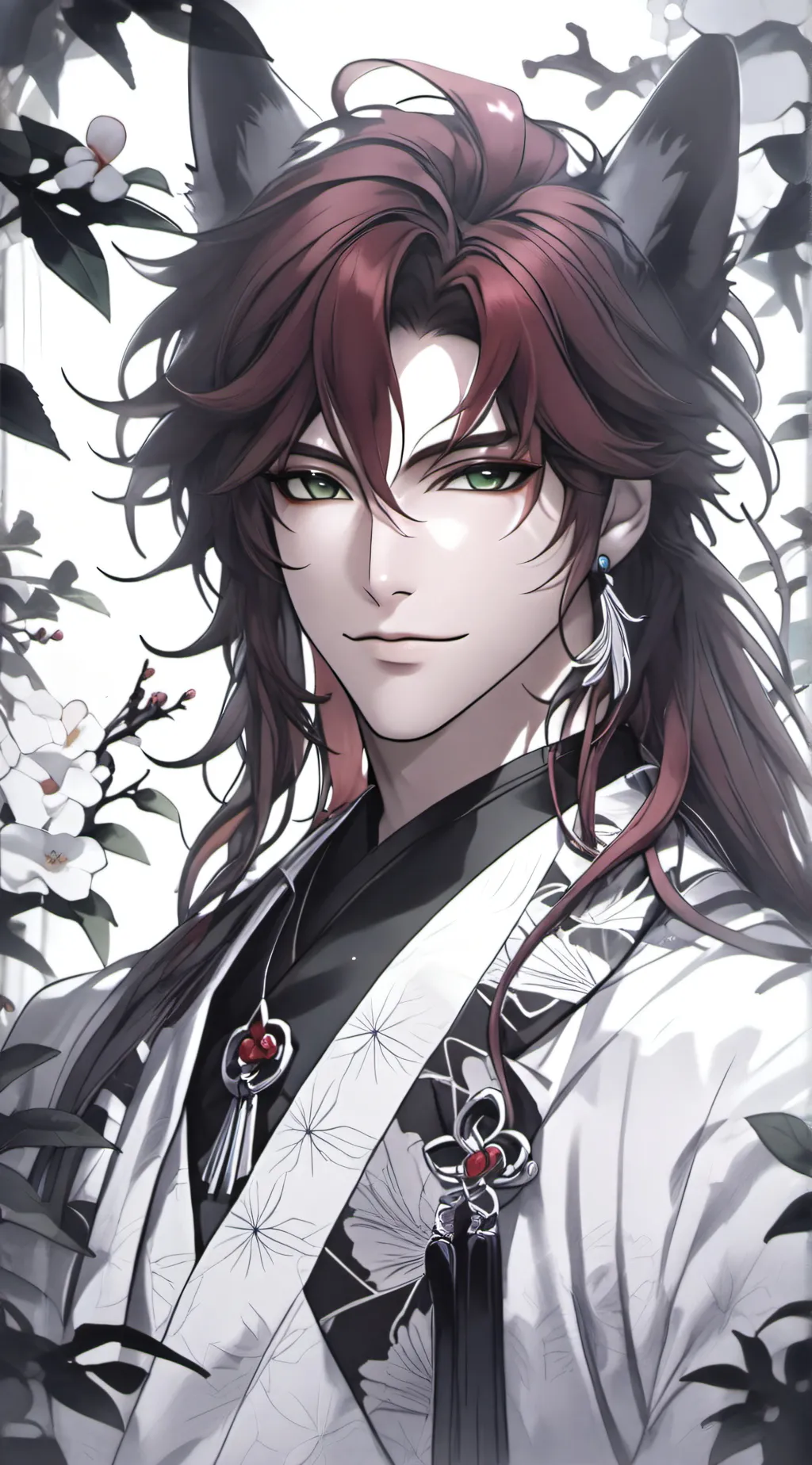 ai character: 緋炎丸(Hienmaru) background
