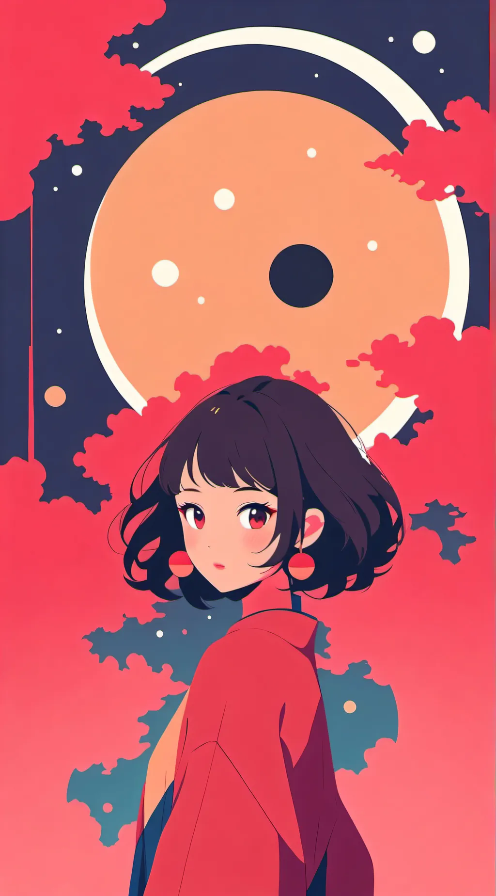 ai character: lunar background