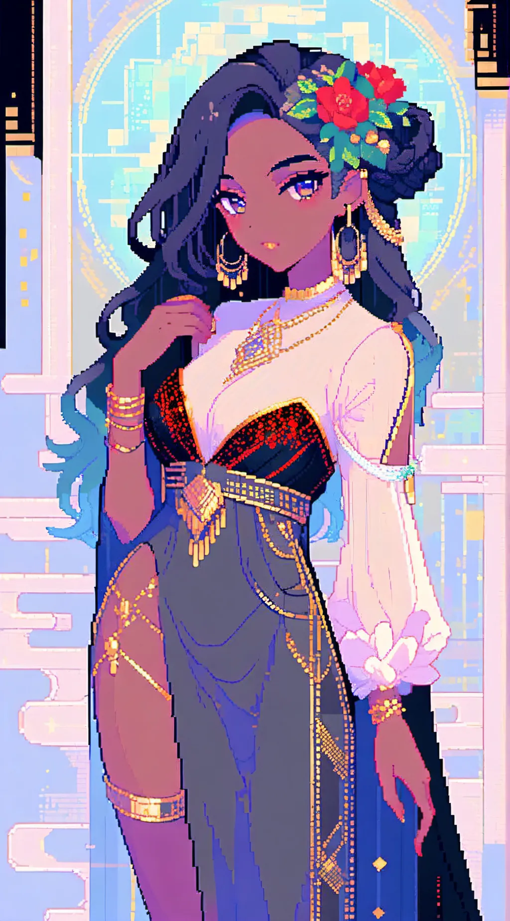ai character: ereika background