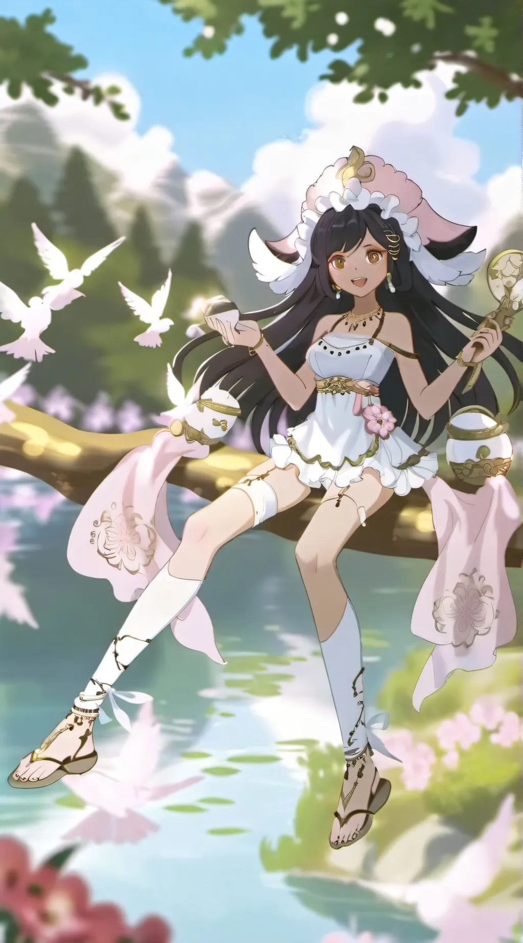 ai character: Lily background