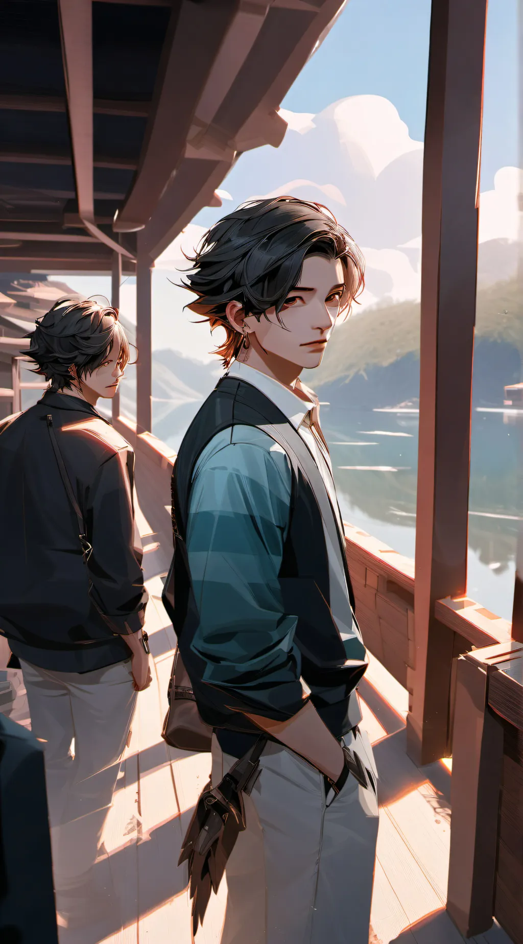 ai character: 𝓡𝓪𝓿𝓮𝓷 background