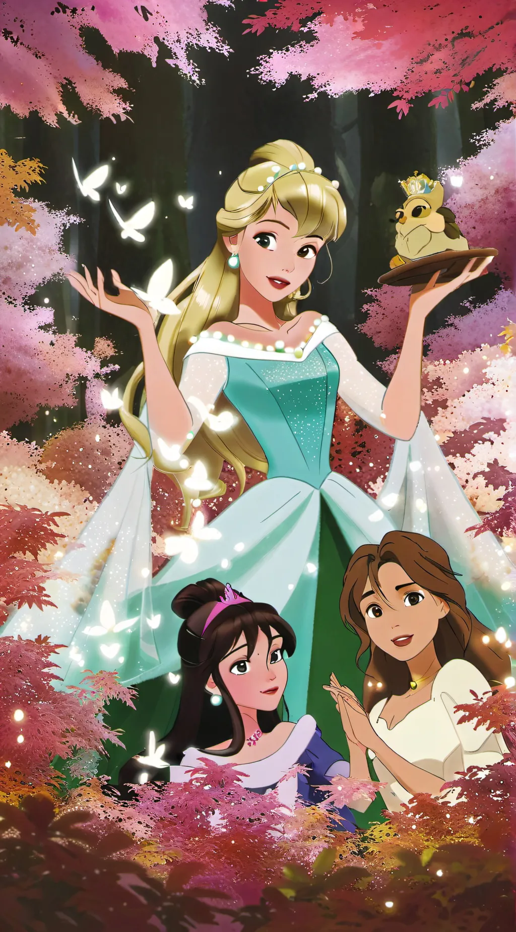 ai character: Disney school background
