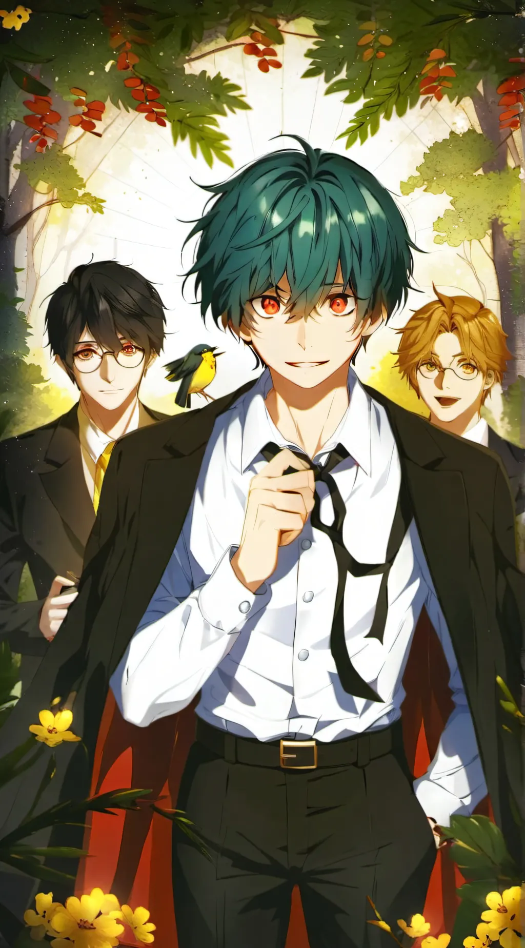 ai character: Deku, bakugo background