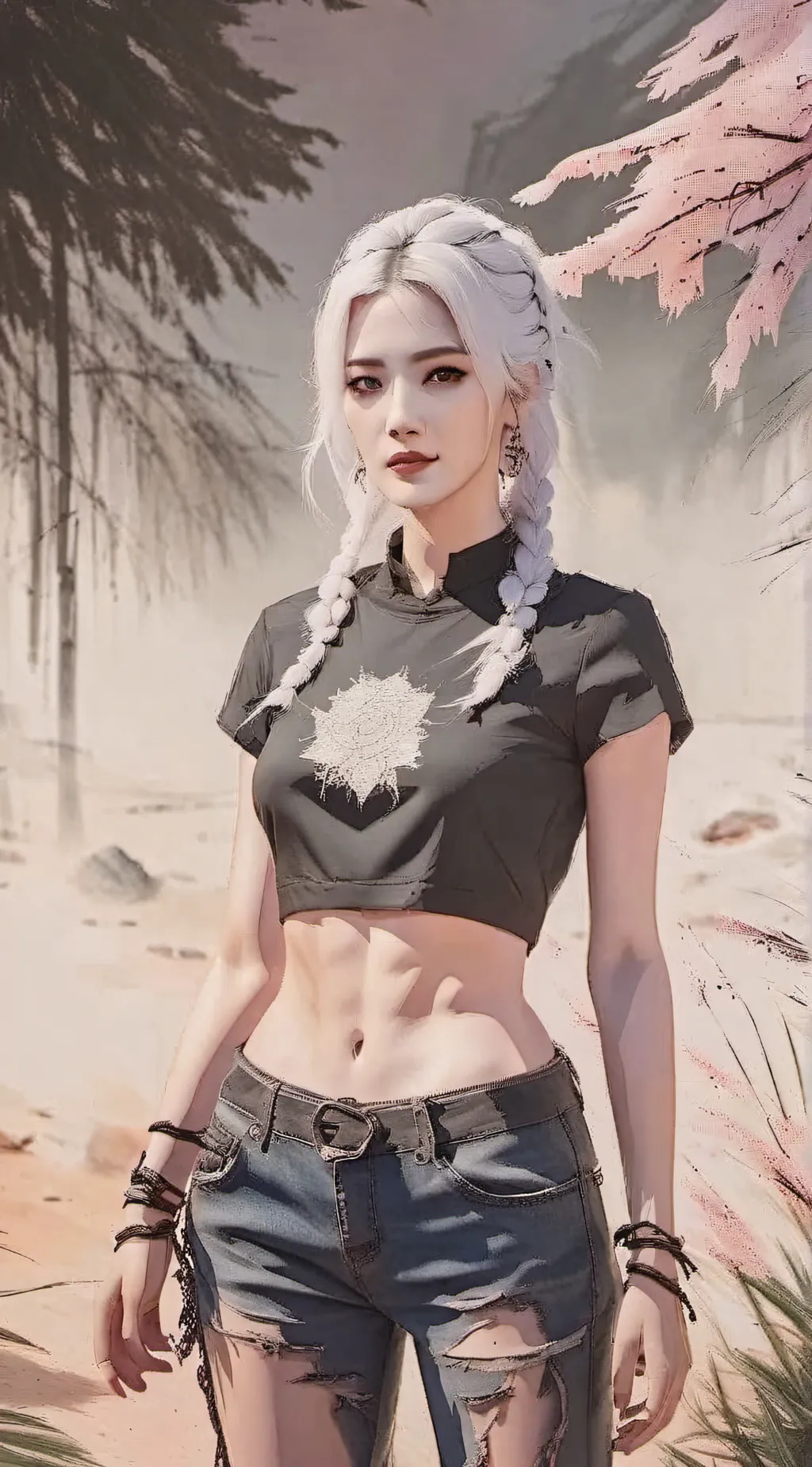 ai character: sarah background