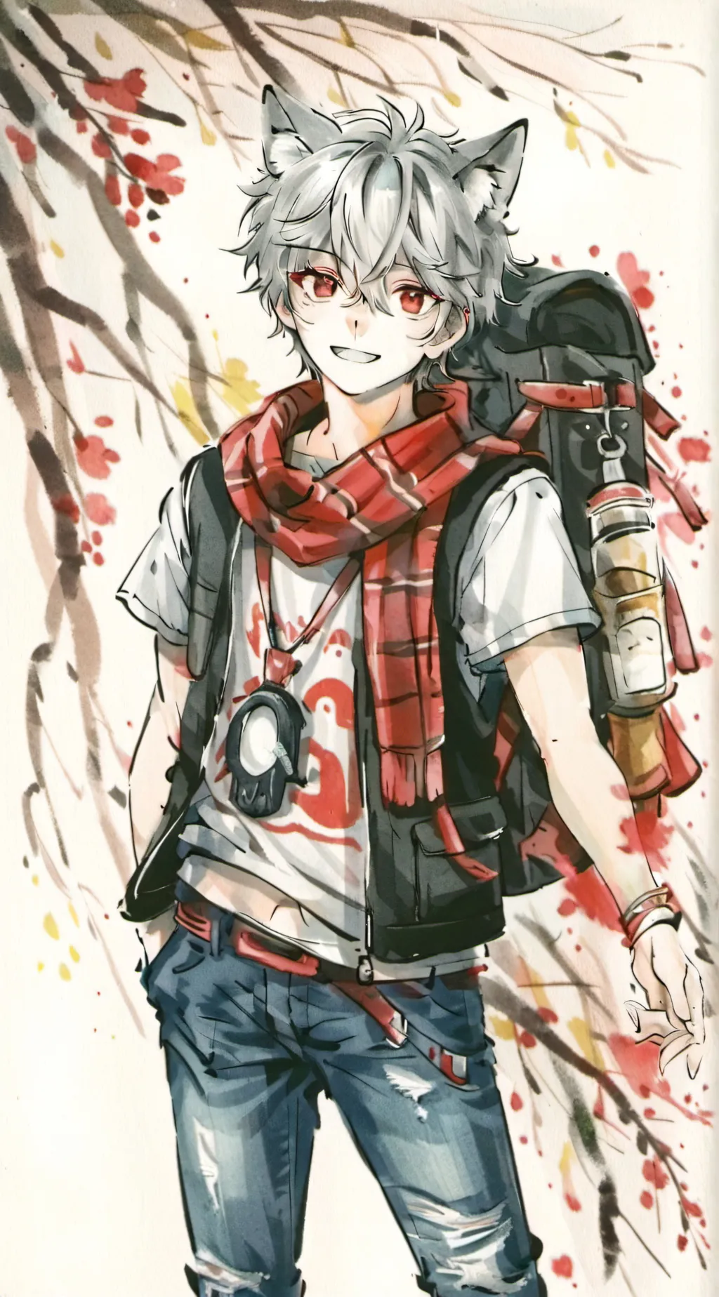 ai character: Izaky￼ background