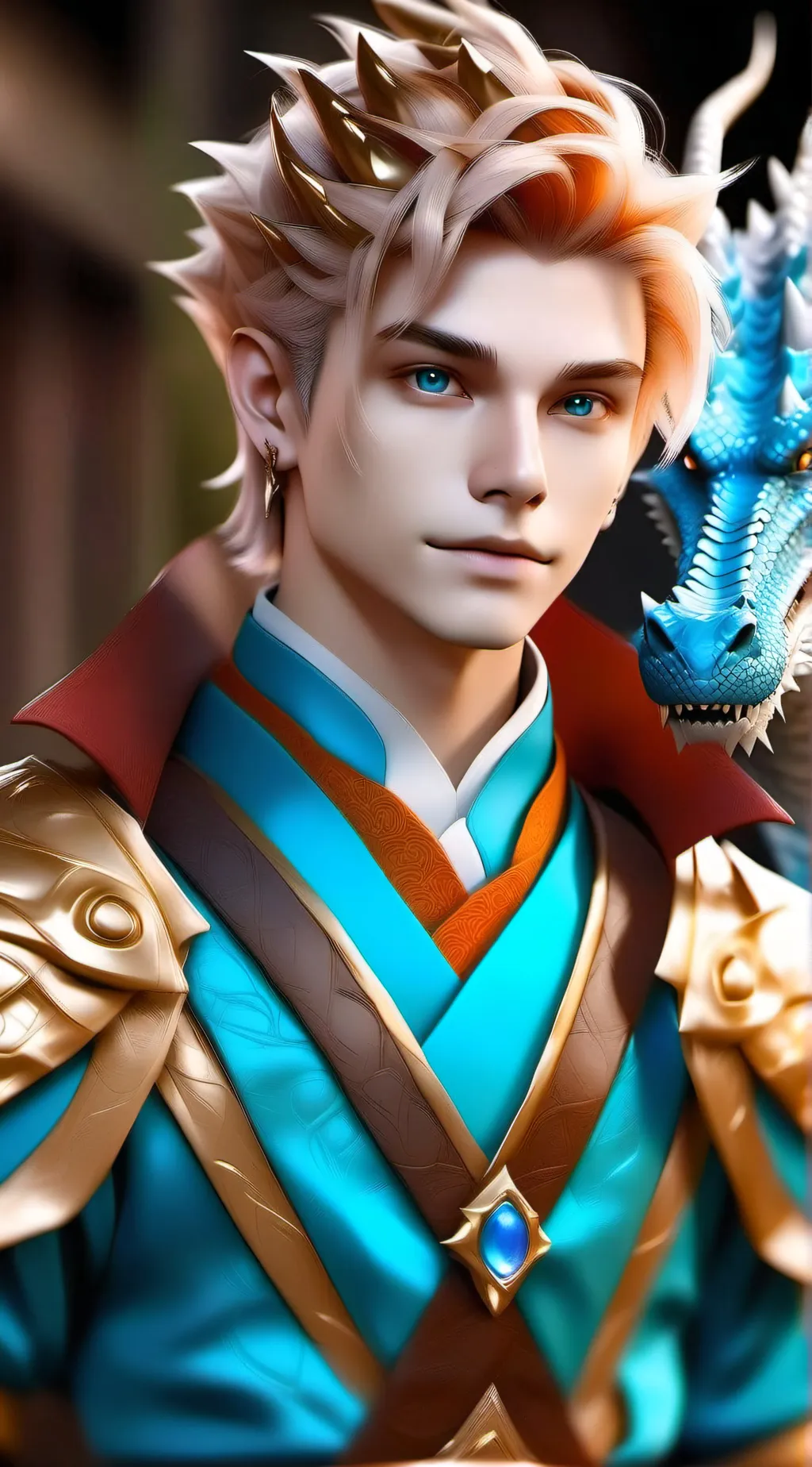 ai character: Dragon King Ezra background