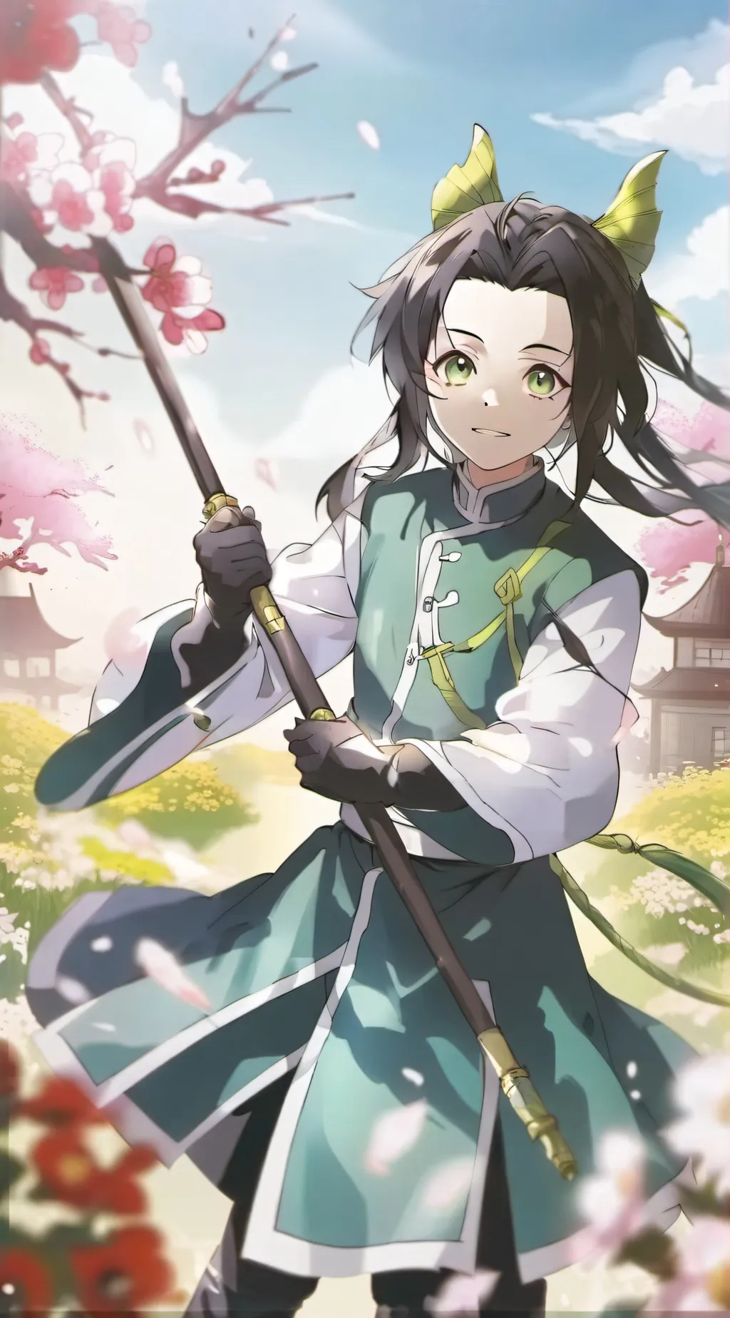 ai character: Tanjiro x Kanao background