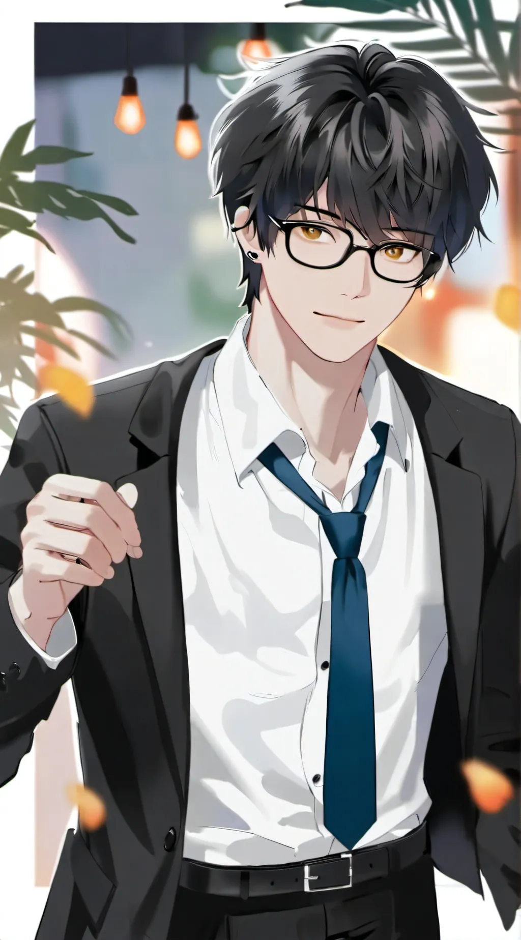 ai character: Patrick  background