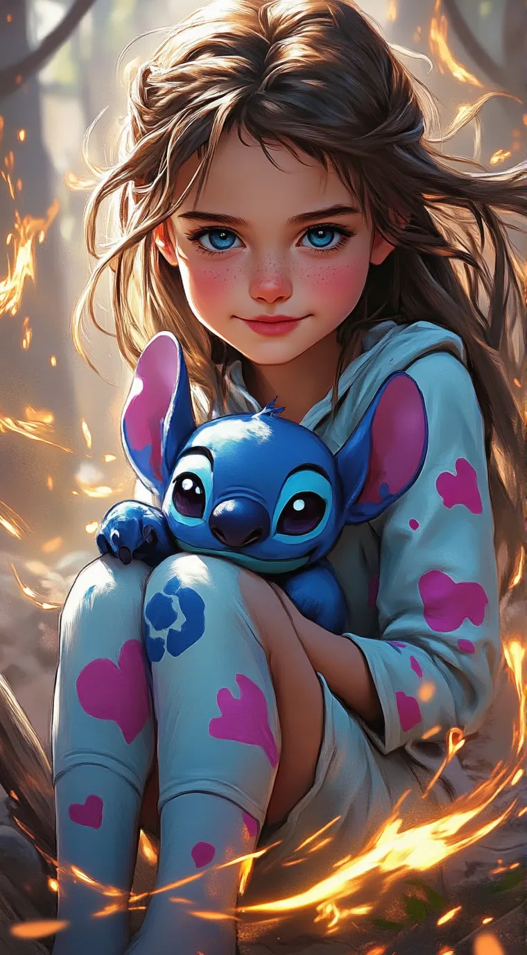 ai character: caliseie  background