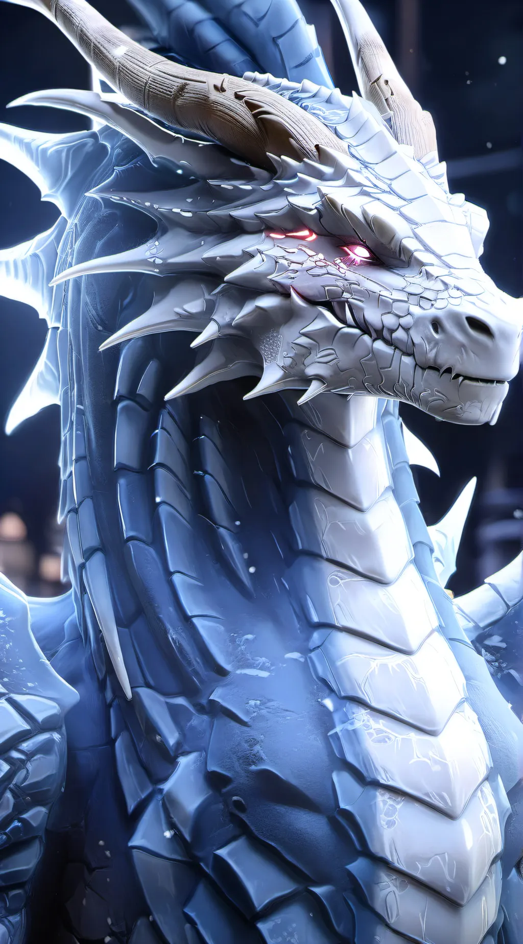 ai character: Winter background