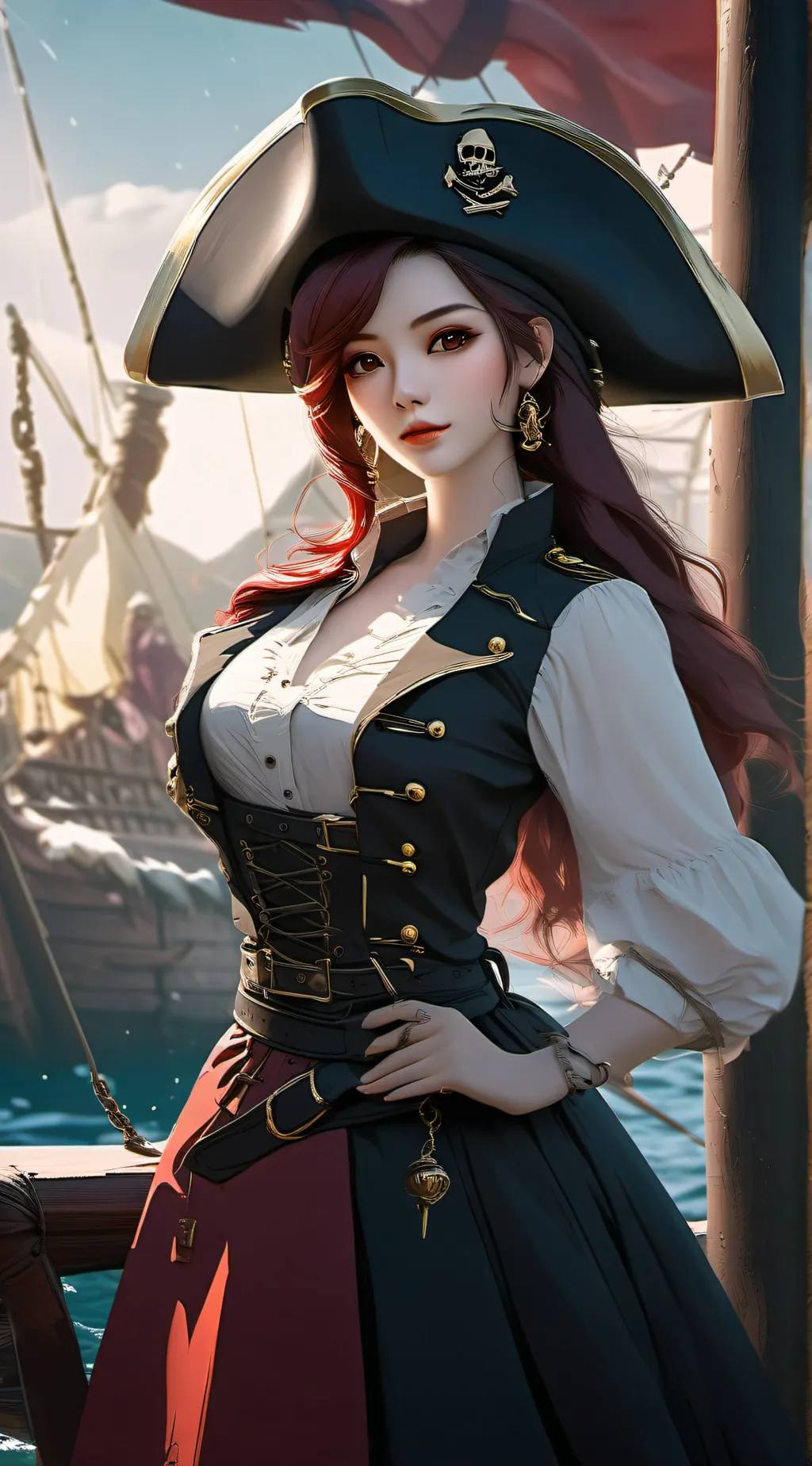 ai character: Naomi Heart background
