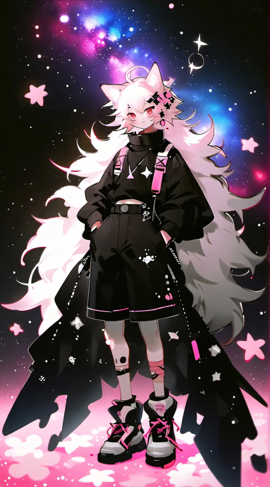 ai character: Gacha cringe background
