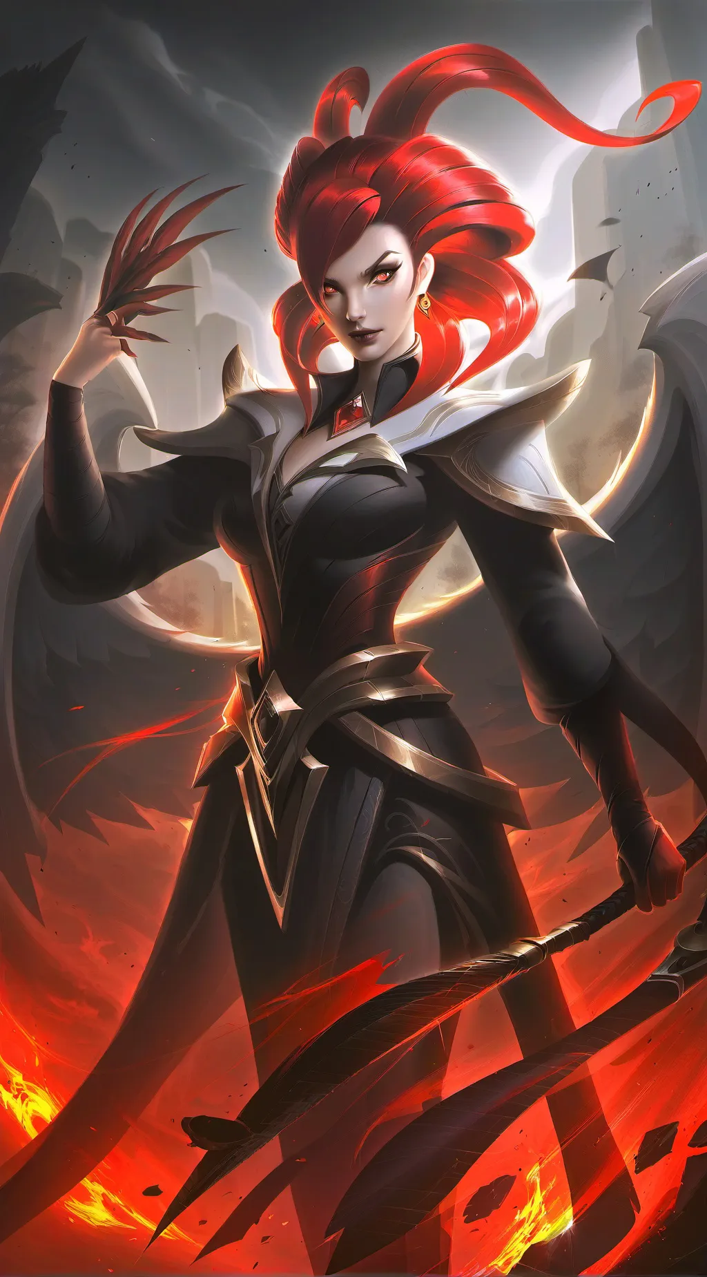 ai character: diana the demon background