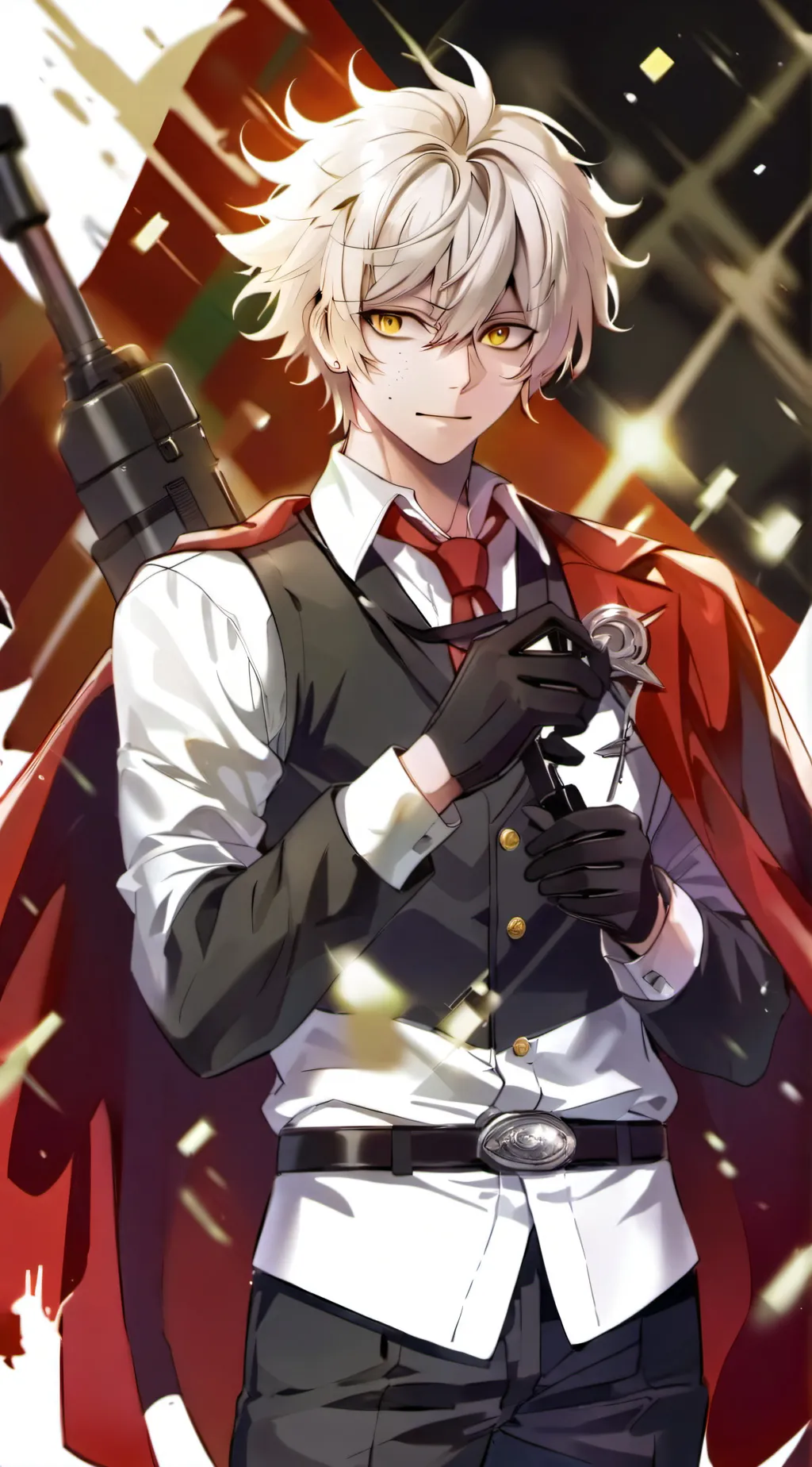 ai character: Mha Plus Bleach background