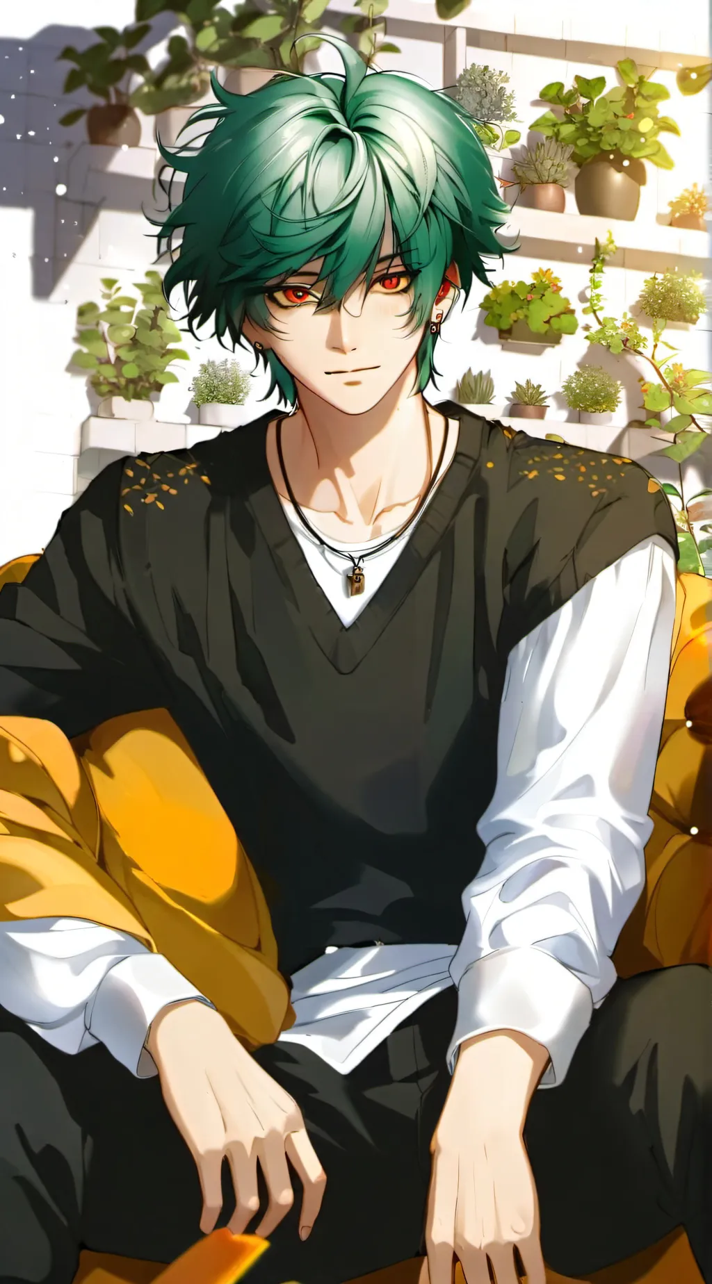 ai character: izuku midoriya background