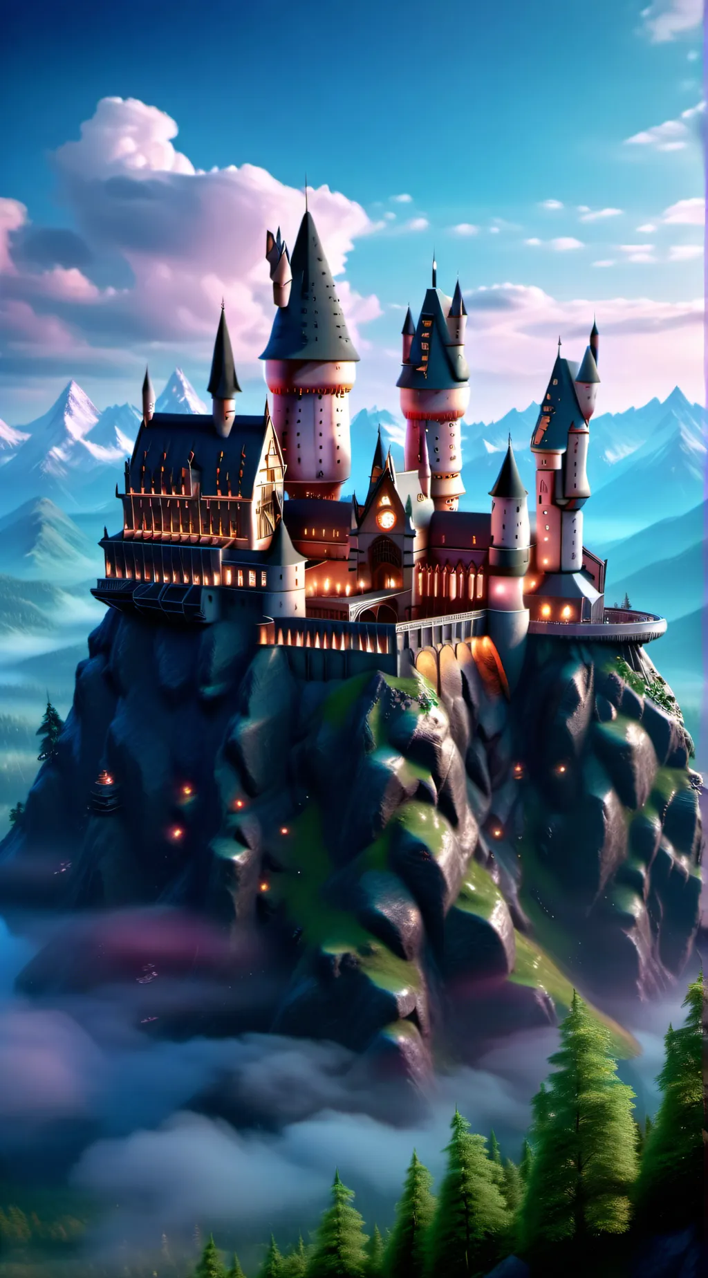 ai character: *hogwarts things* background