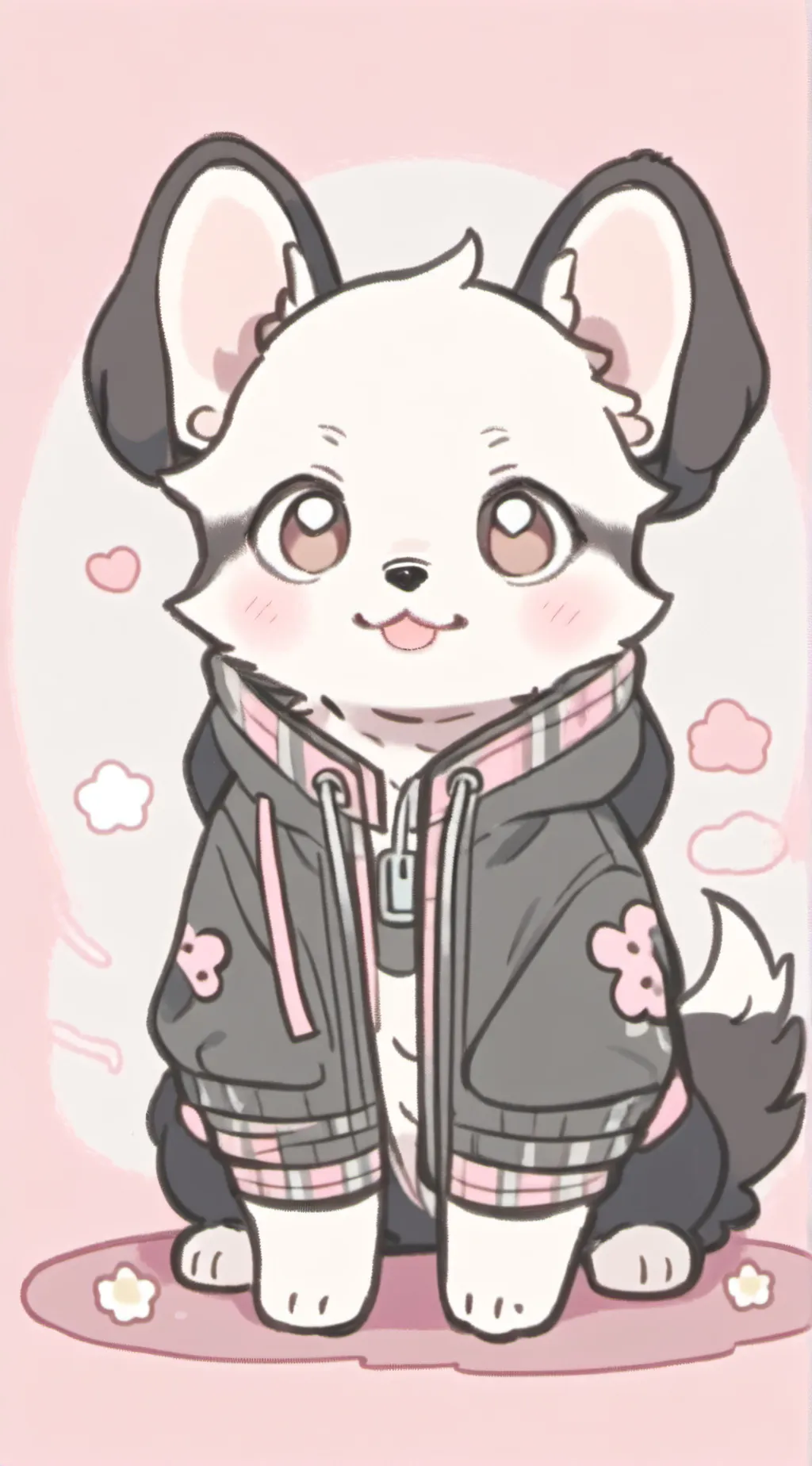 ai character: a lost dog background