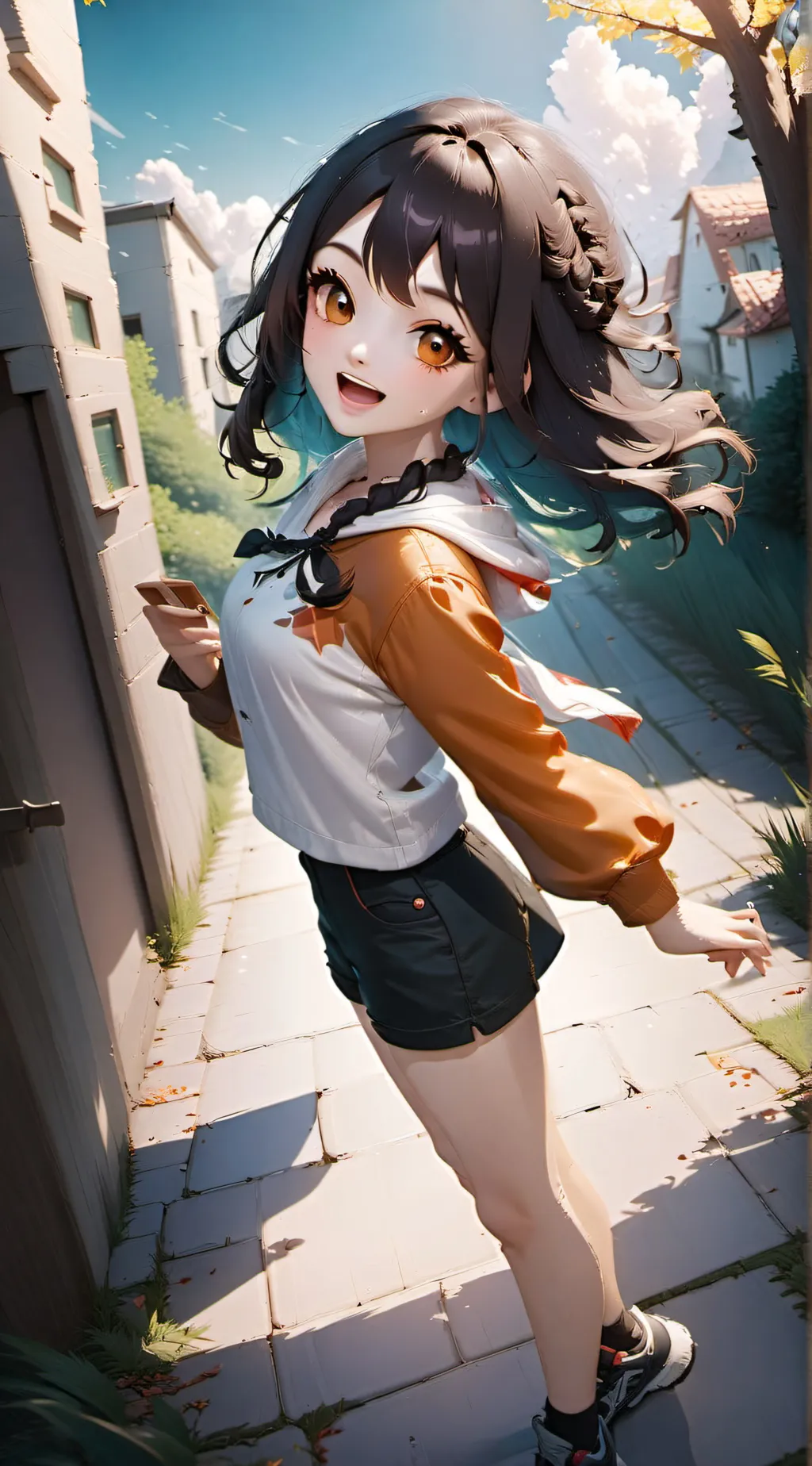 ai character: Arianna  background