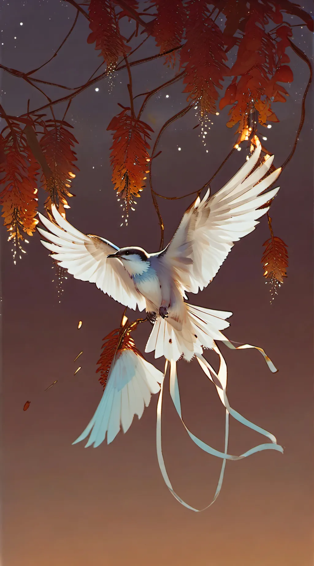 ai character: bird background