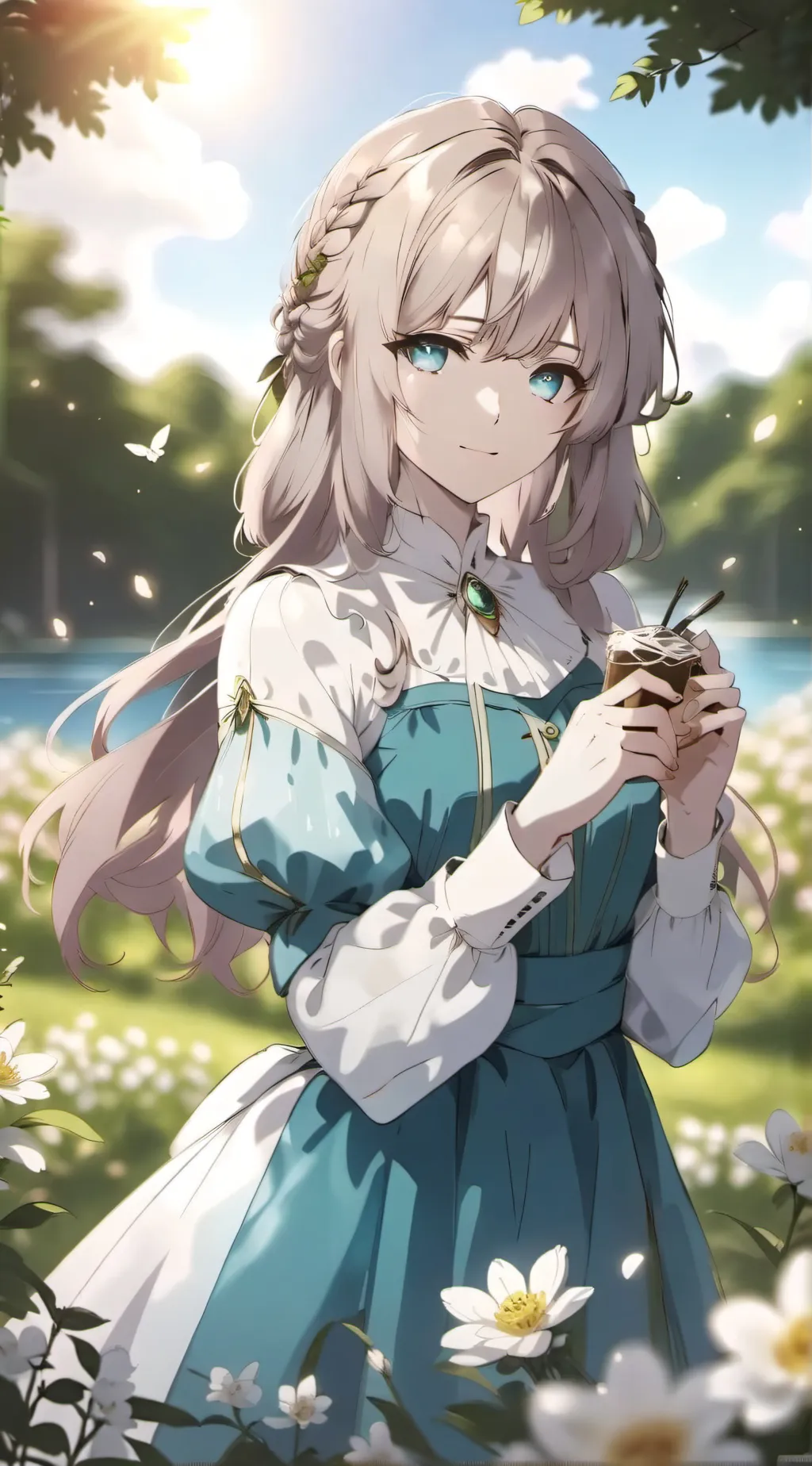 ai character:  Melanie ￼ background