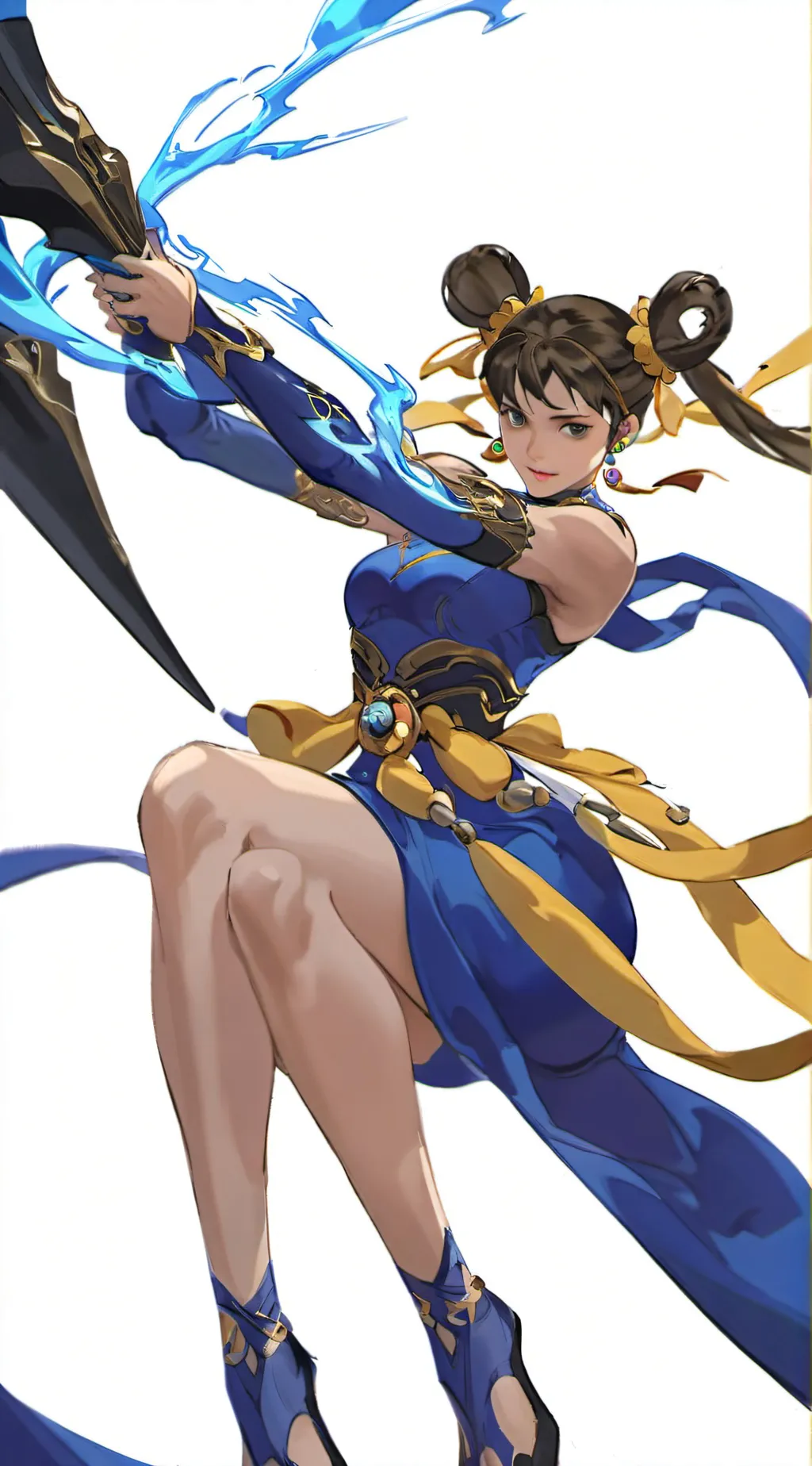 ai character: Chun li background