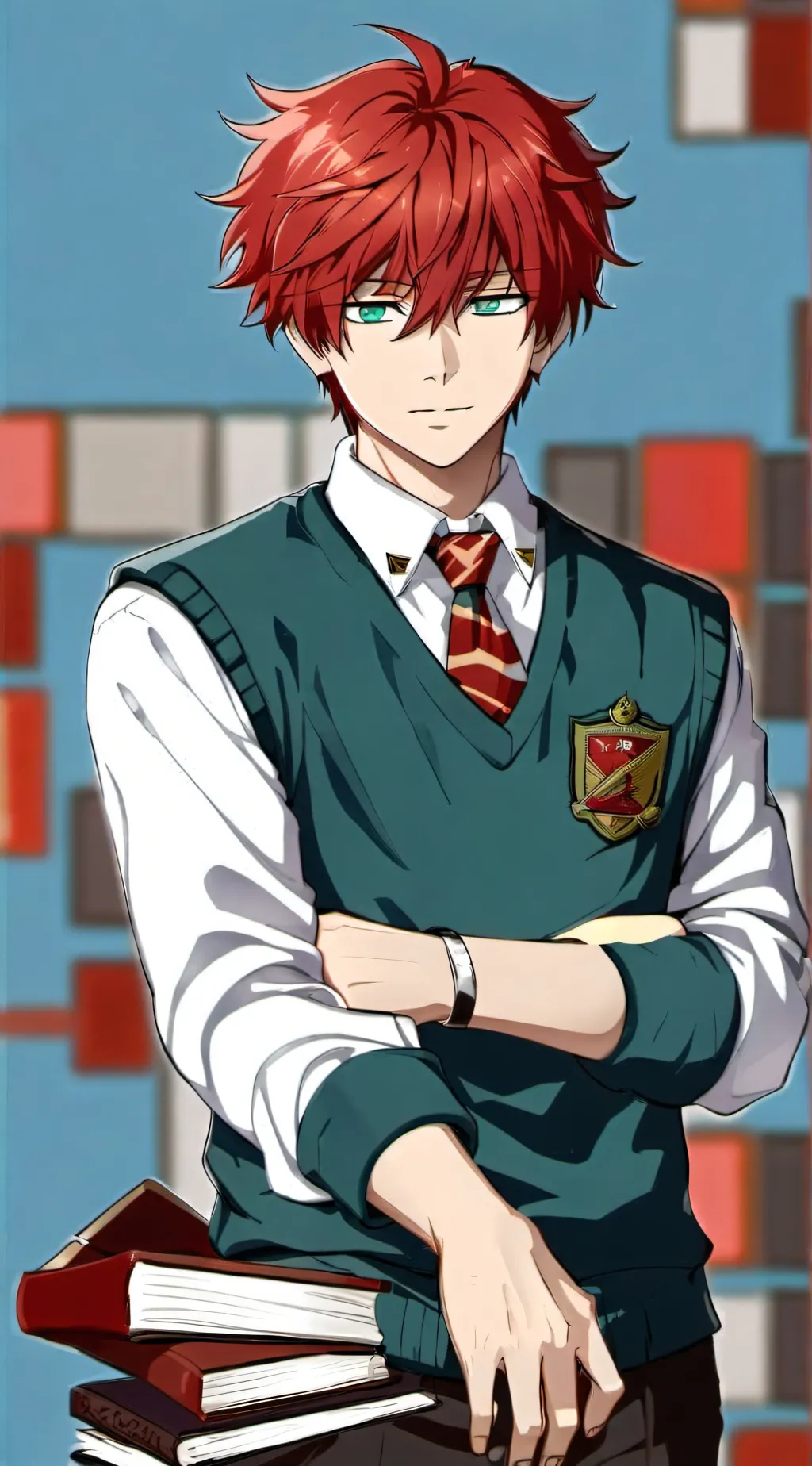 ai character: Toya Todoroki background