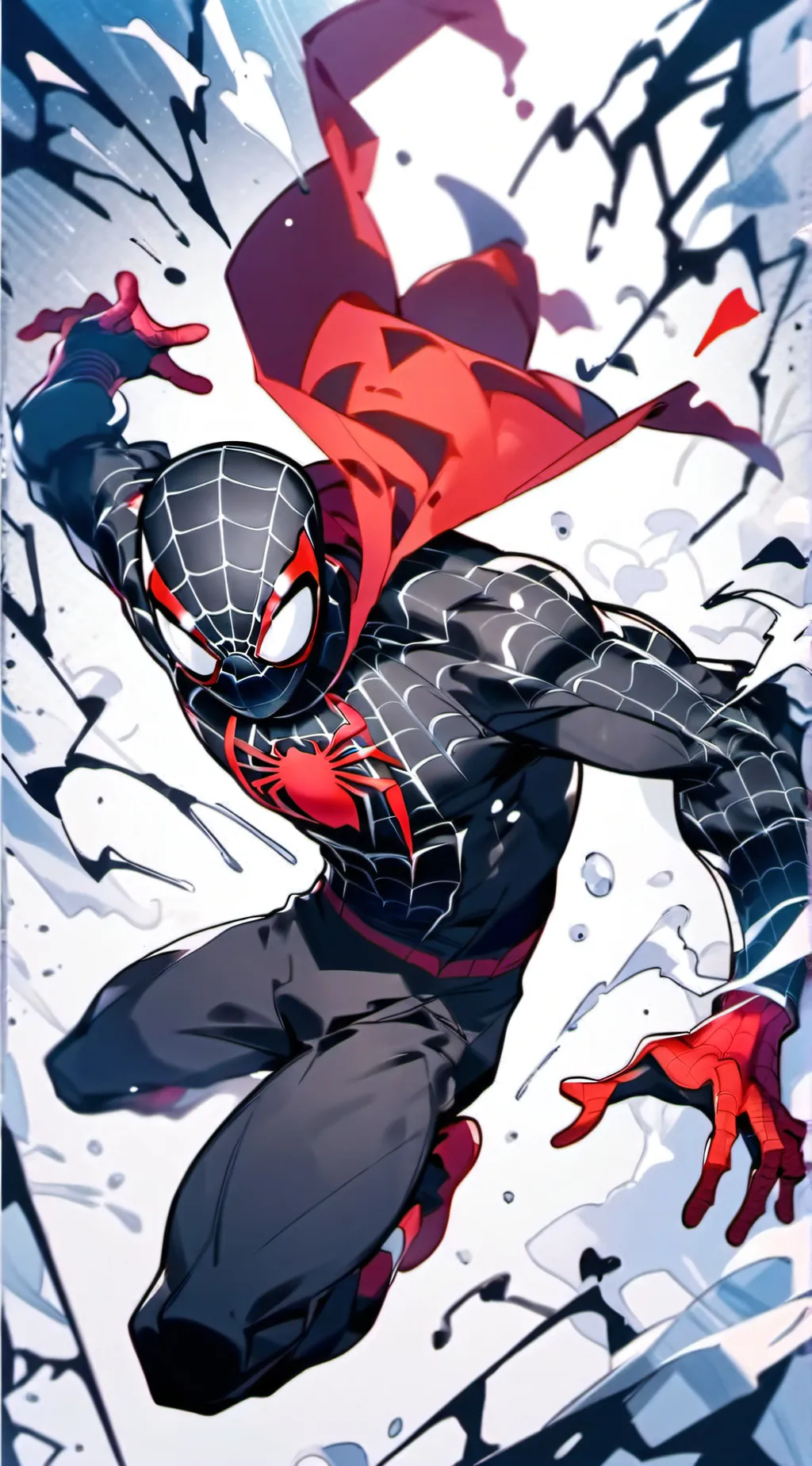 ai character: MILES MORALES background