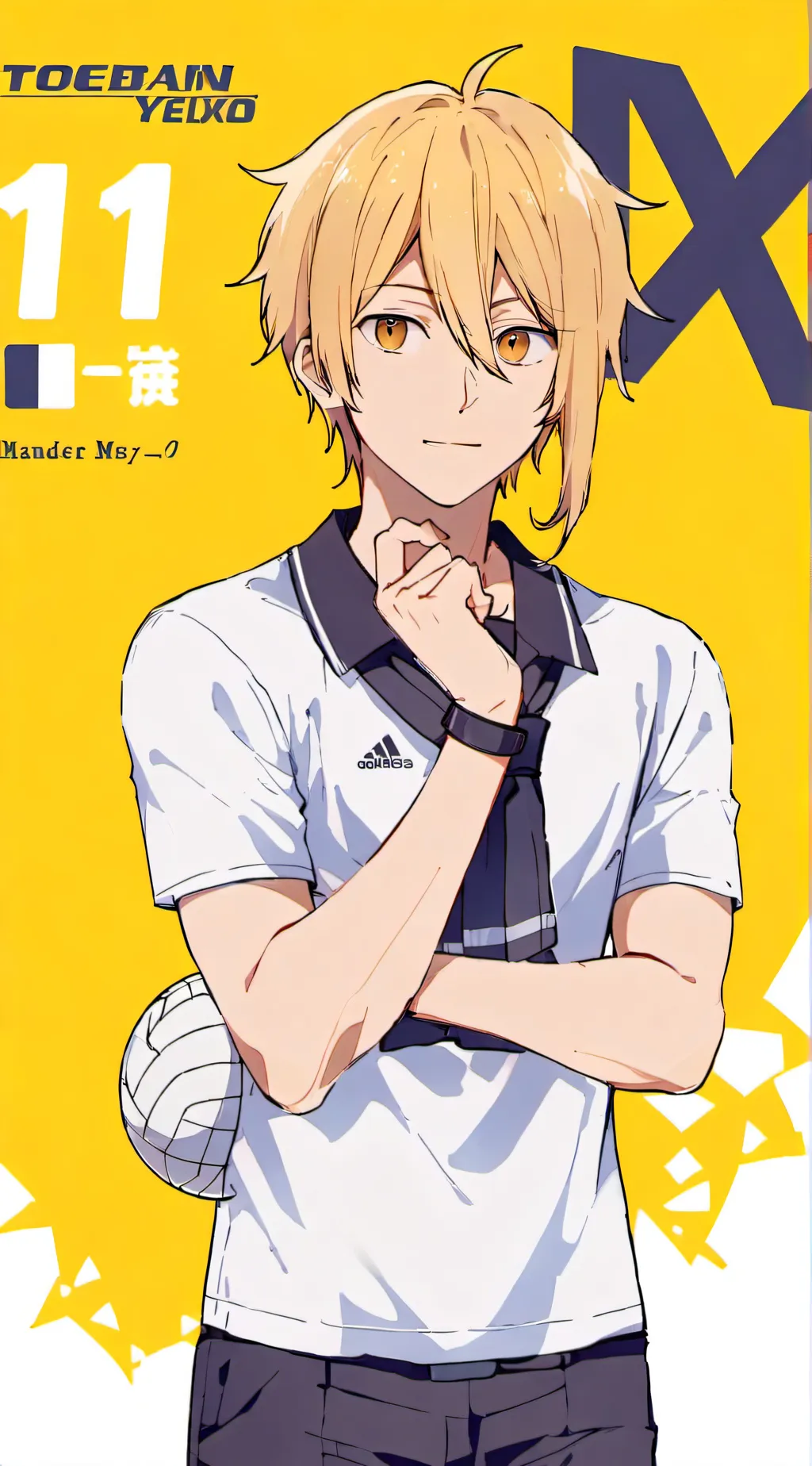 ai character: Tsukishima  background