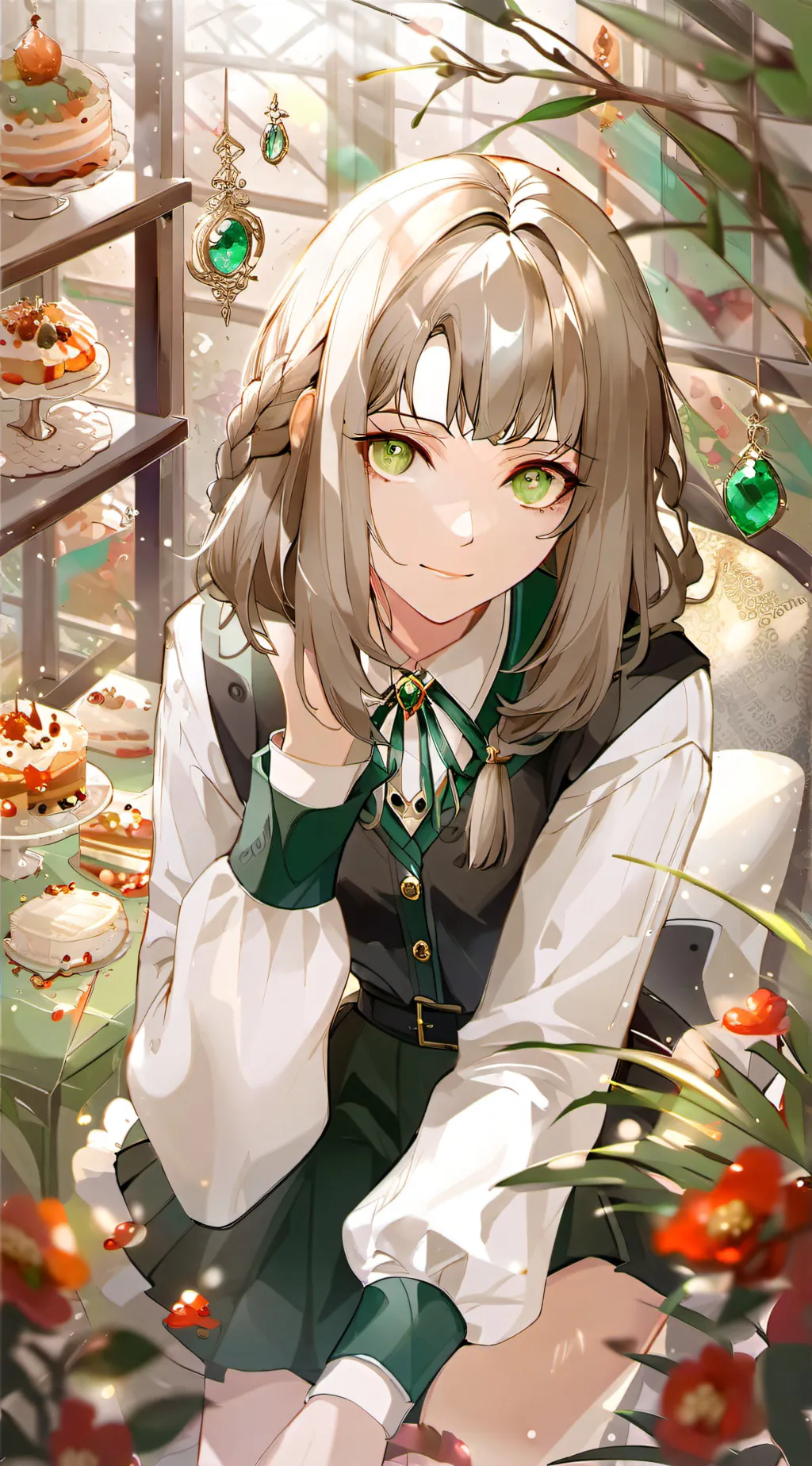 ai character: Crazy background