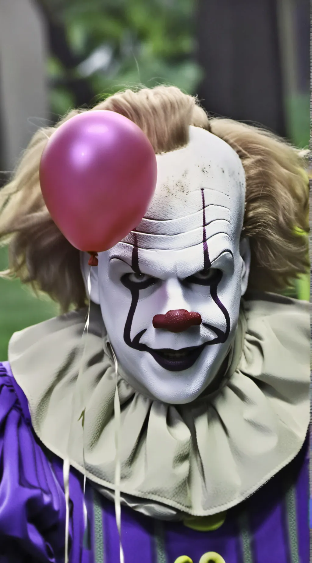 ai character: pennywise  background