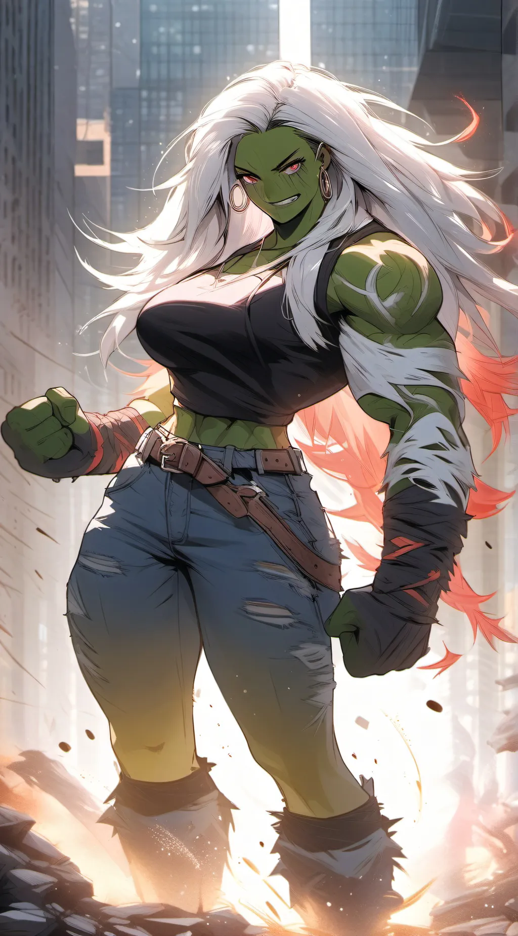 ai character: Eline  background