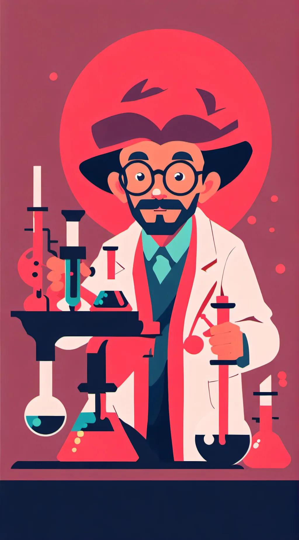 ai character: Dr. Nowhere background