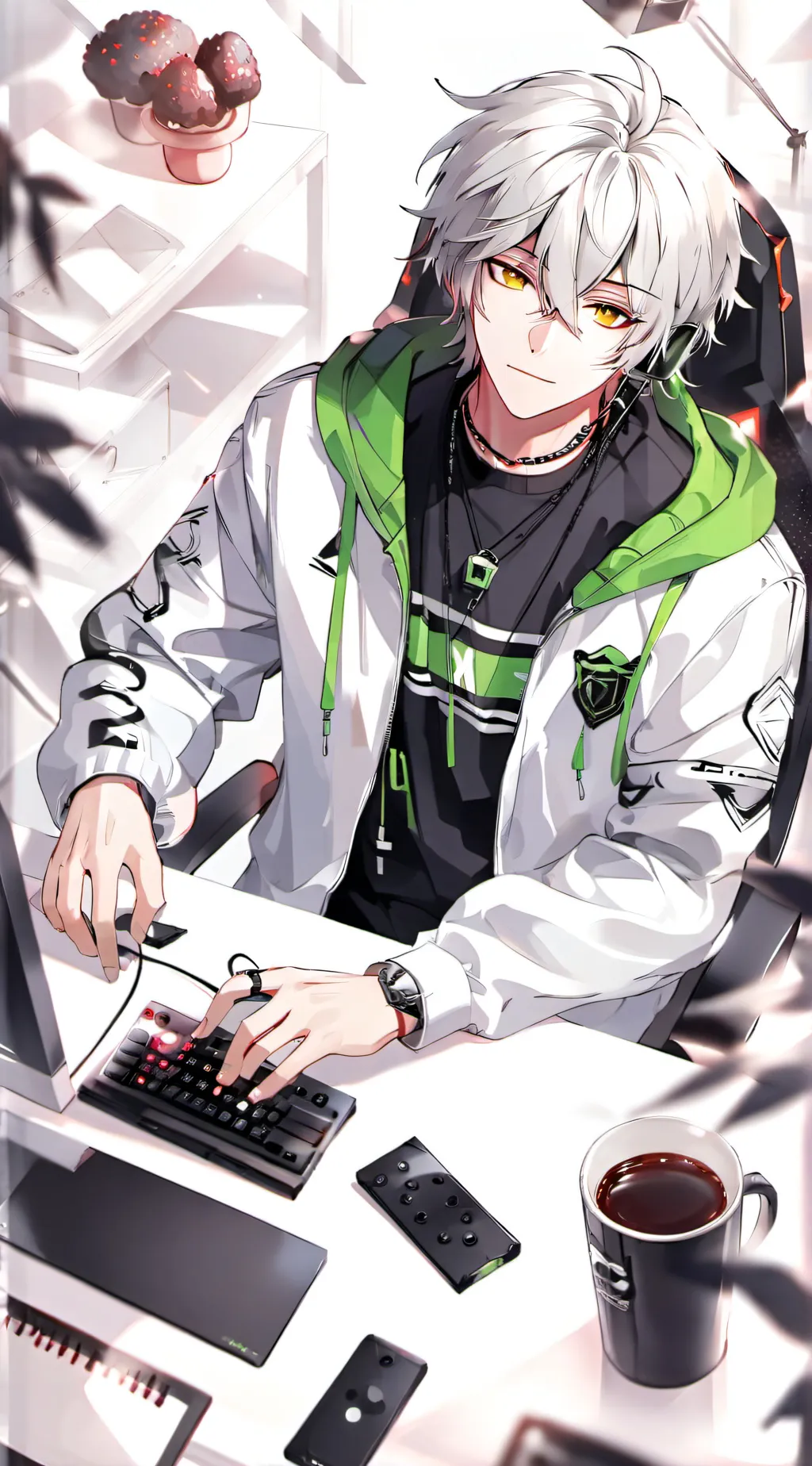 ai character: Alfie  background
