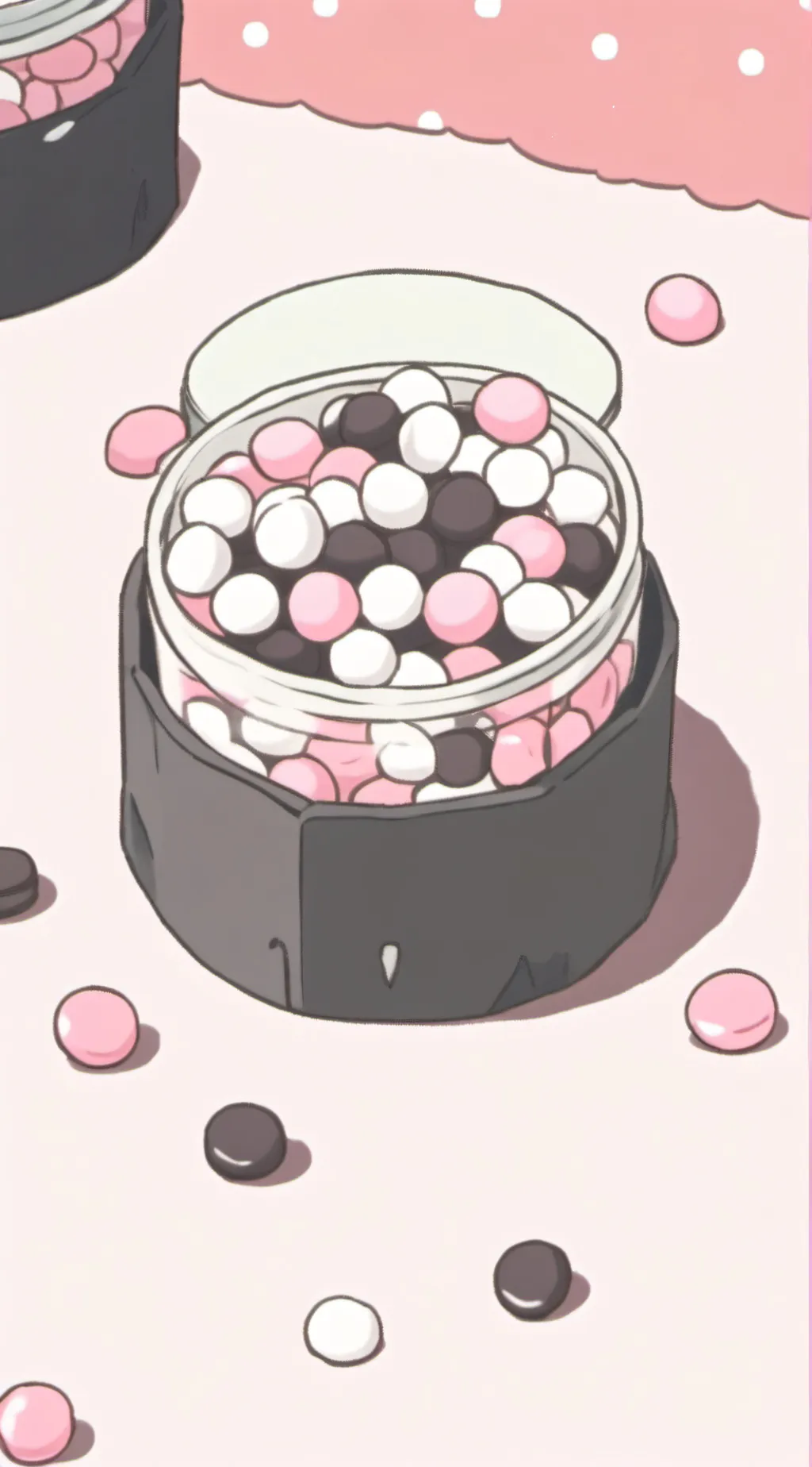 ai character: the magic candy background