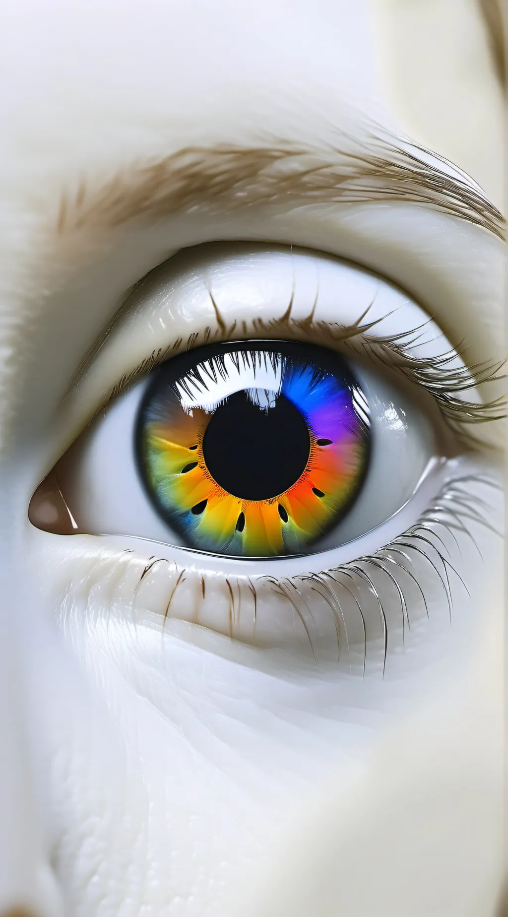 ai character: Eye power background