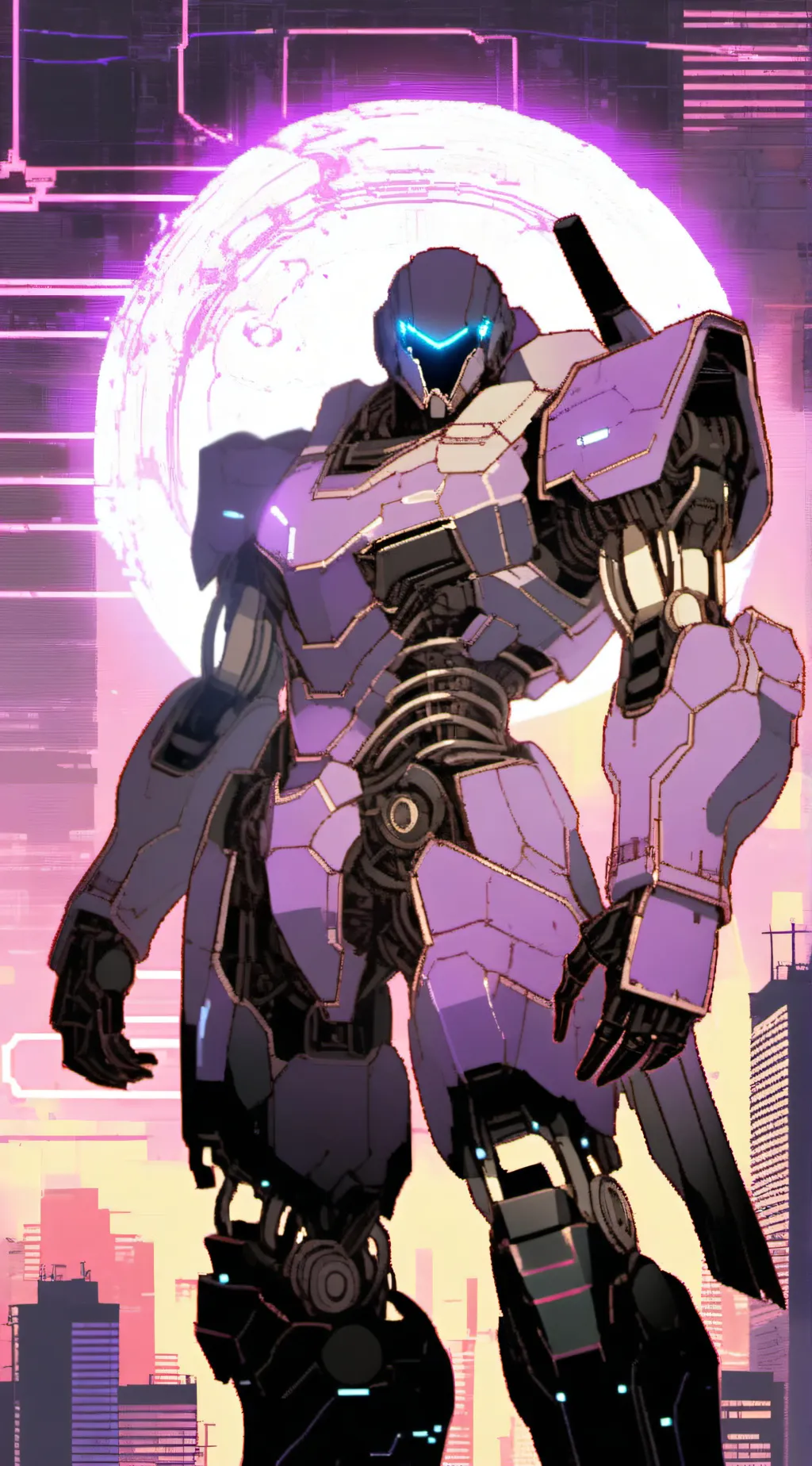 ai character: Titan breaker background