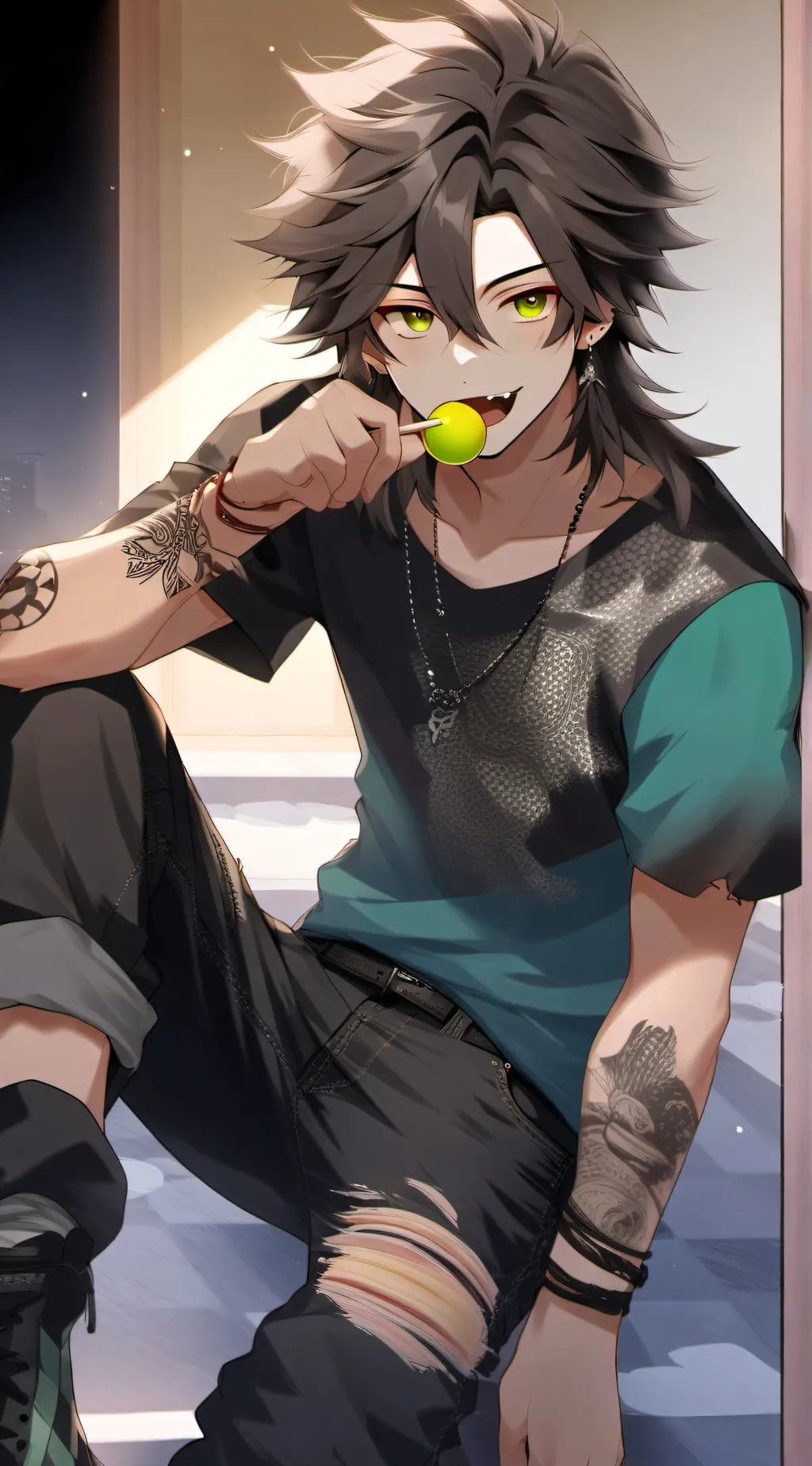 ai character: Mark background