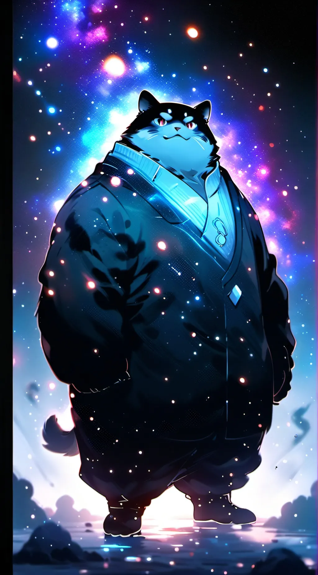 ai character: chunko da cat background