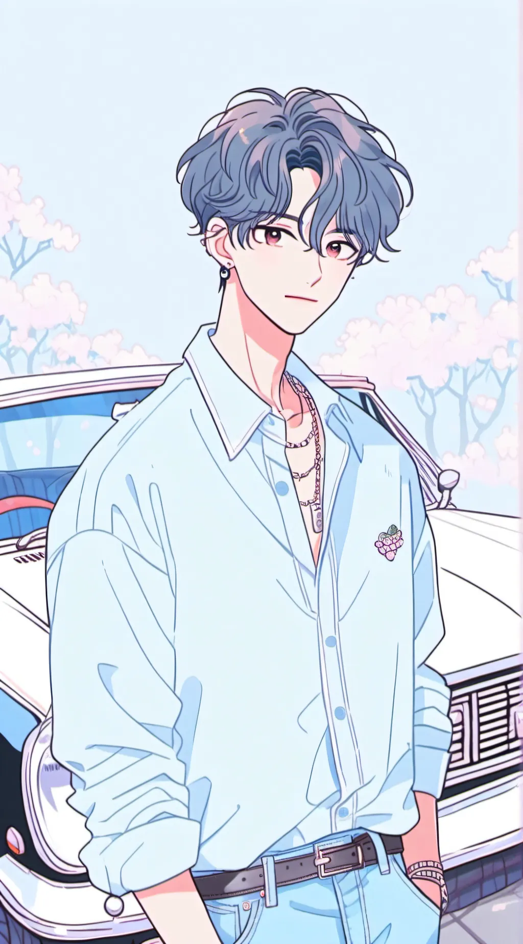 ai character: Cham-Cham 🇰🇷 background