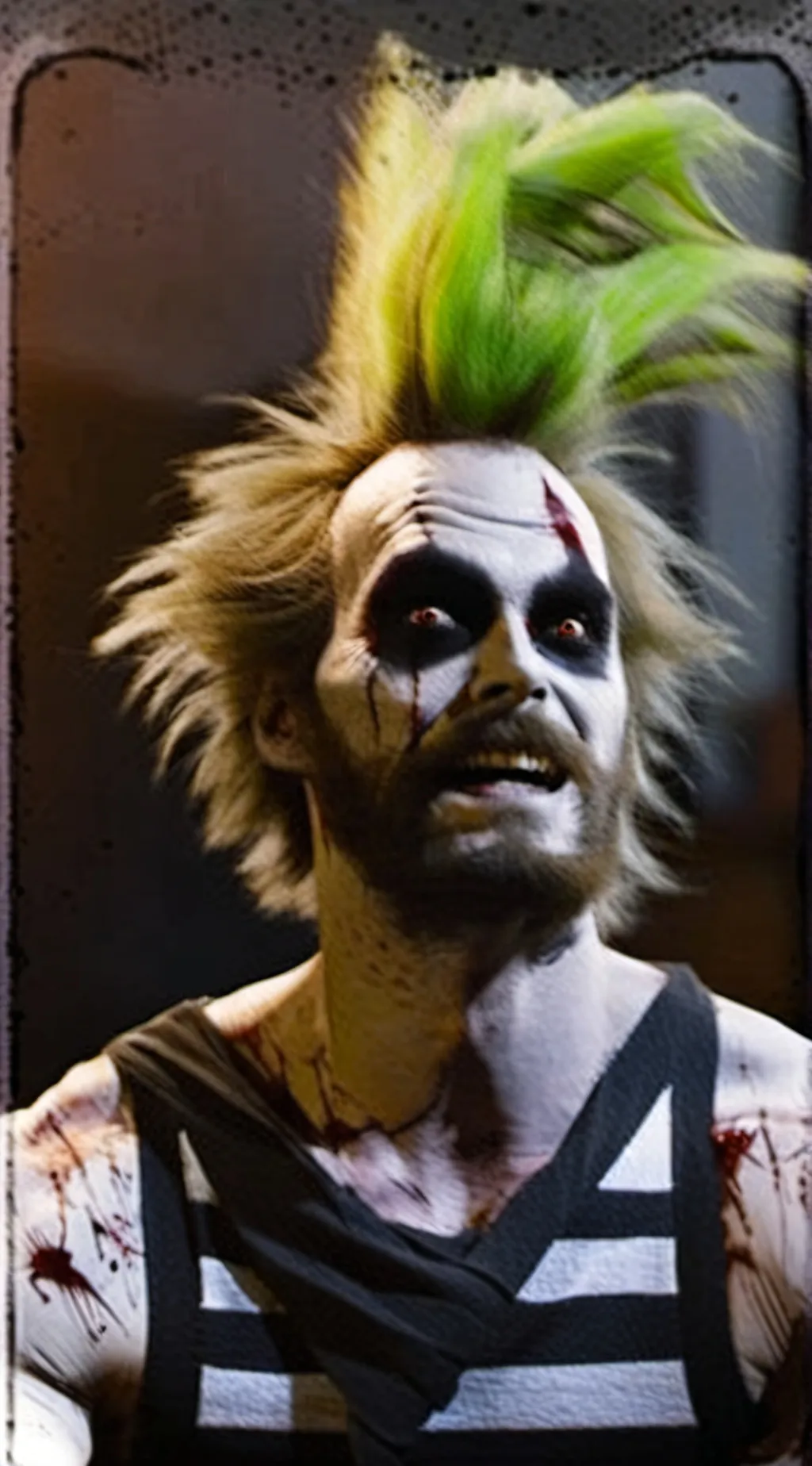 ai character: Beetlejuice  background