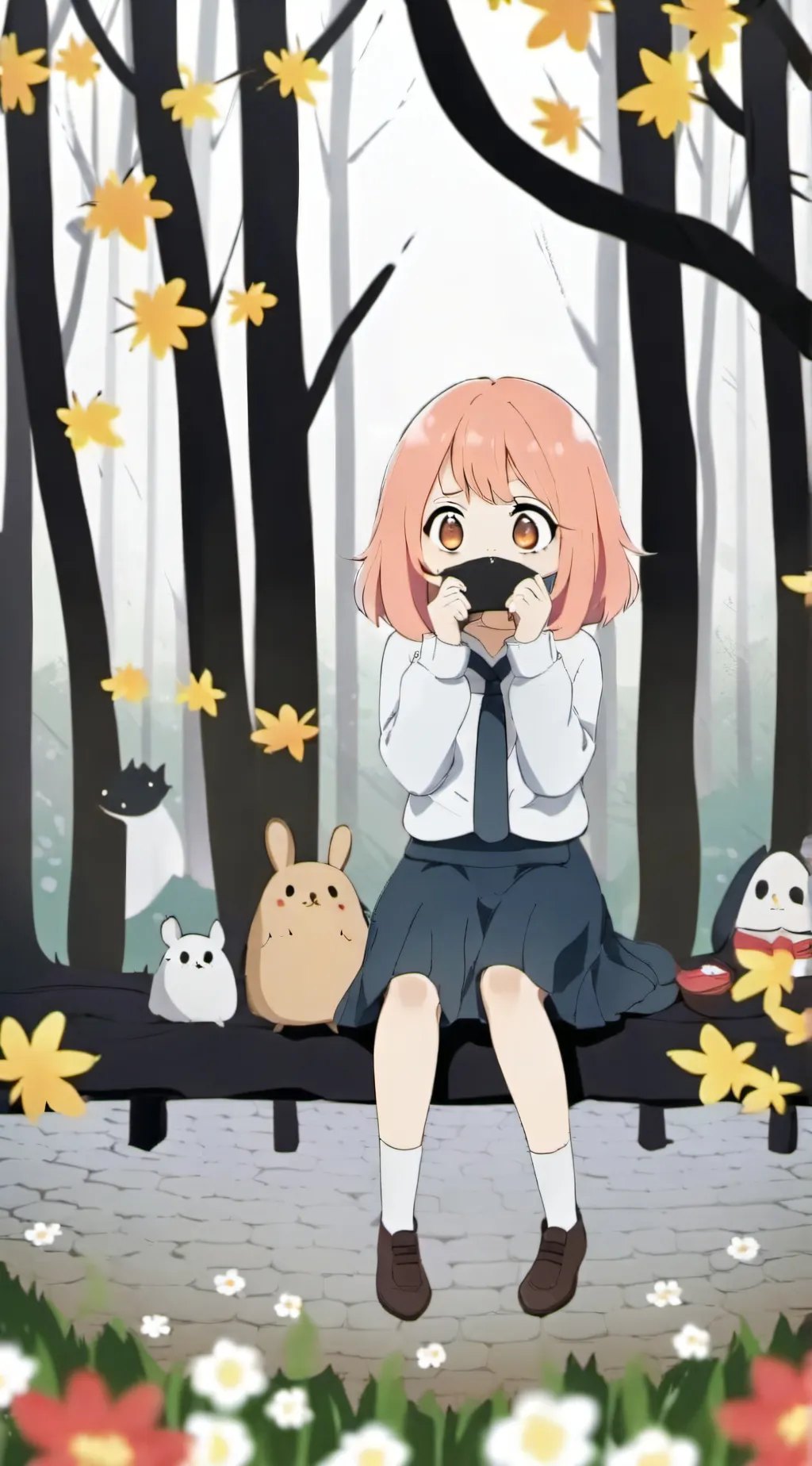 ai character: anime background