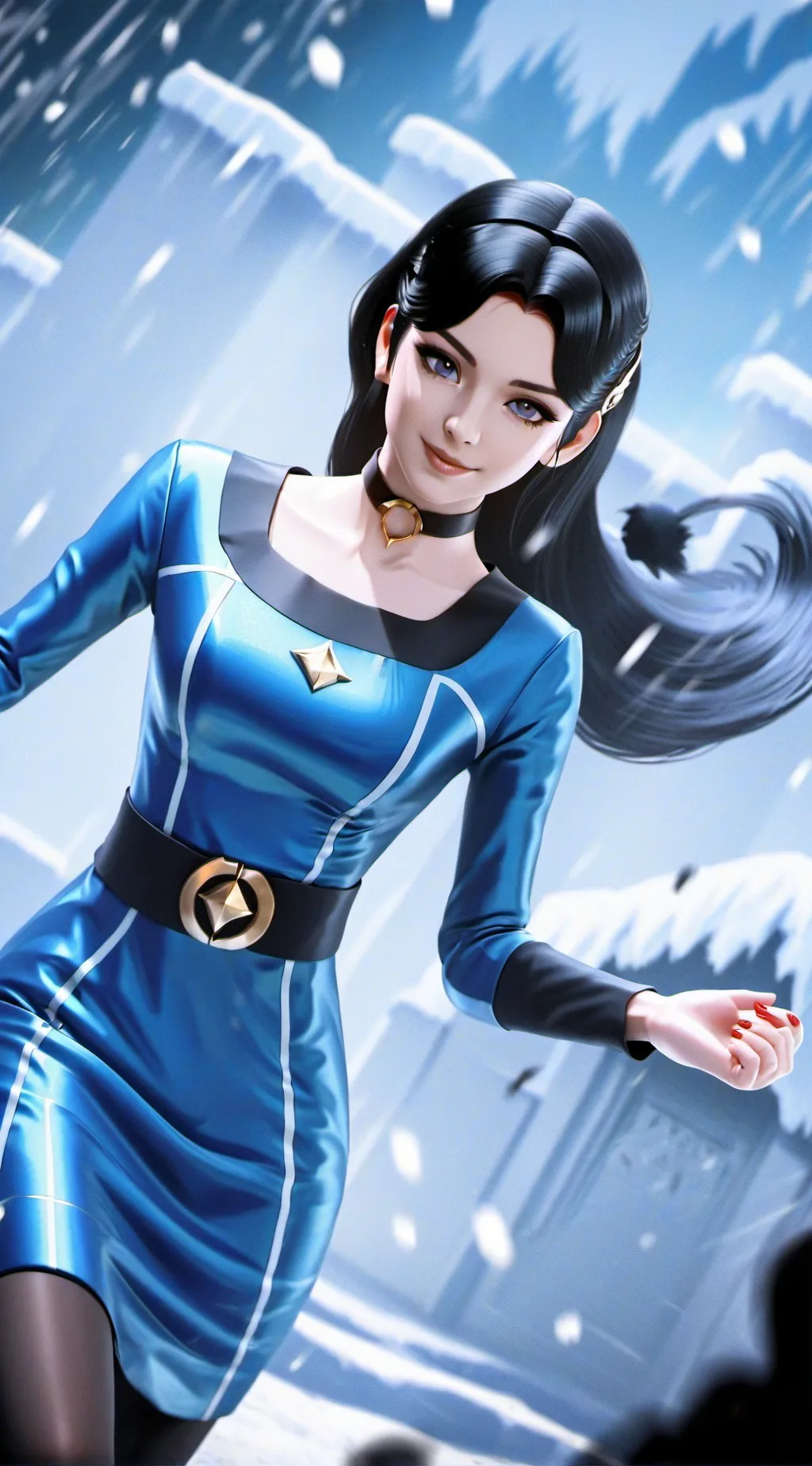 ai character: ella :) background