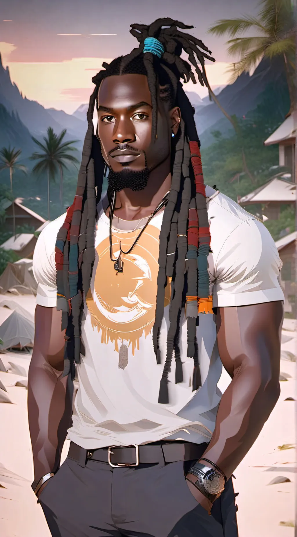 ai character: Dro background