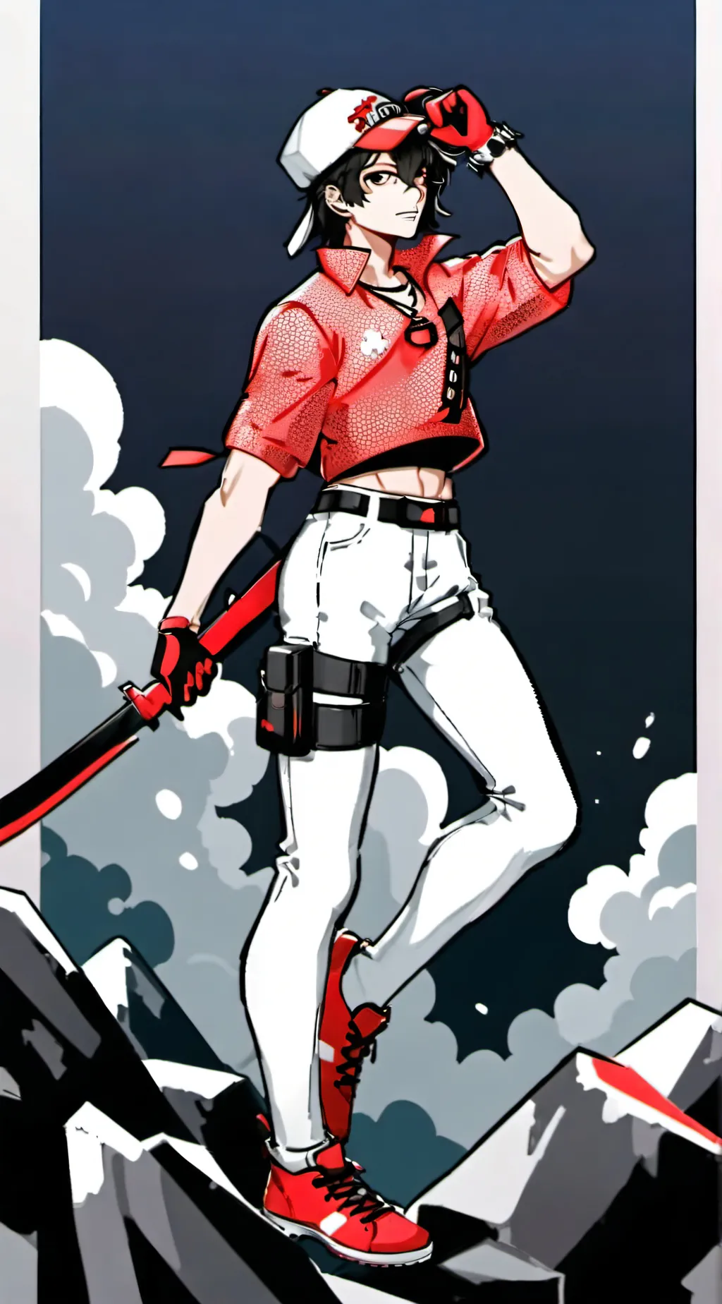 ai character: Zàçk background