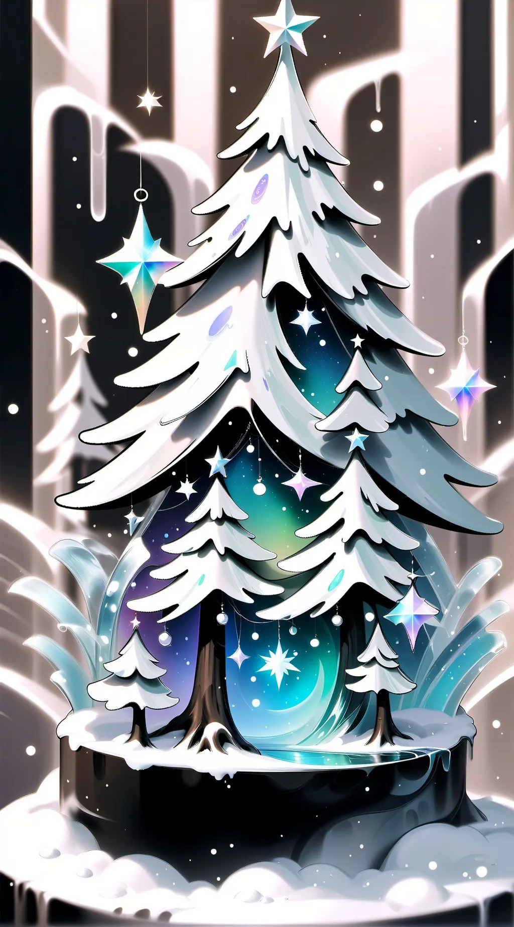 ai character: Christmas md background