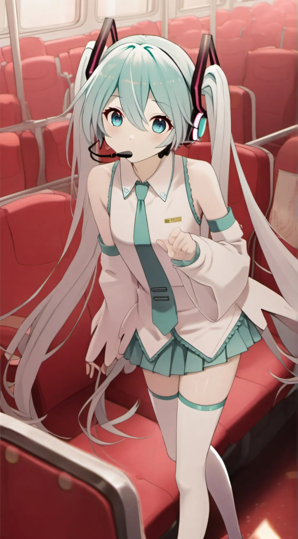 ai character: Hatsune Miku background