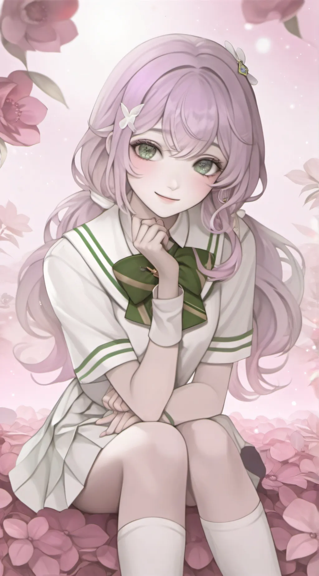 ai character: U.A first day background