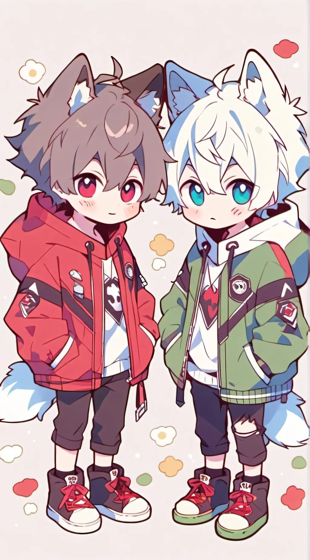 ai character: Wolfa & woolver background