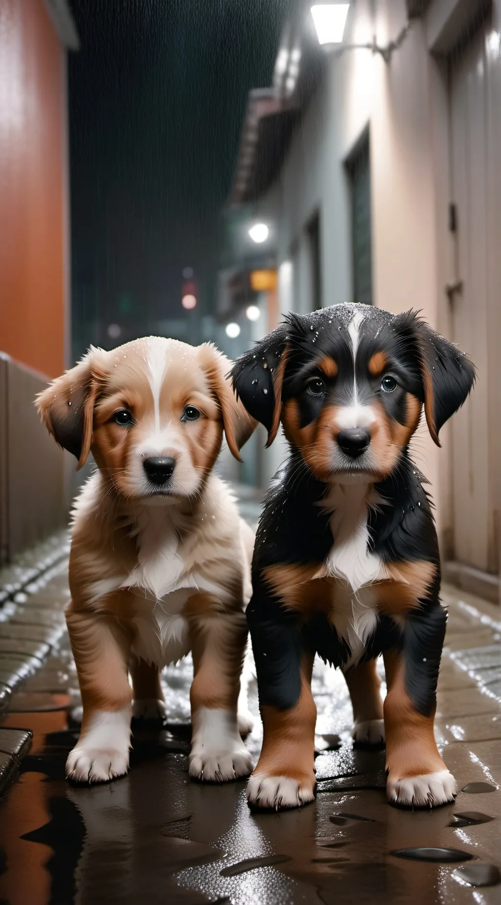ai character: 《Puppies》 background