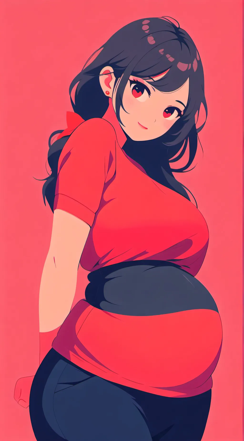 ai character: fat background